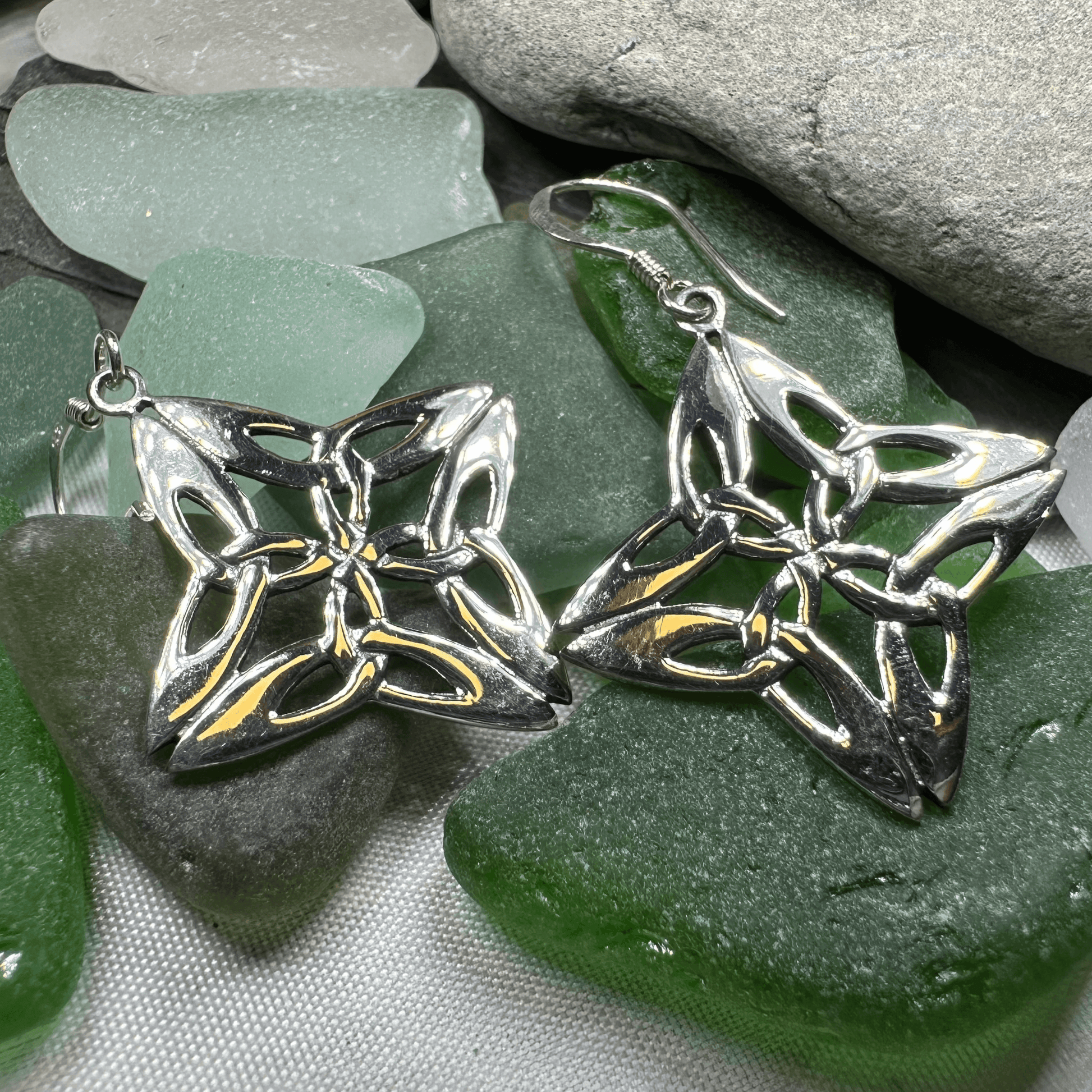 Nymah Trinity Knot Earrings - 