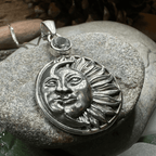 Summer Sun Necklace - Round Blue Topaz
