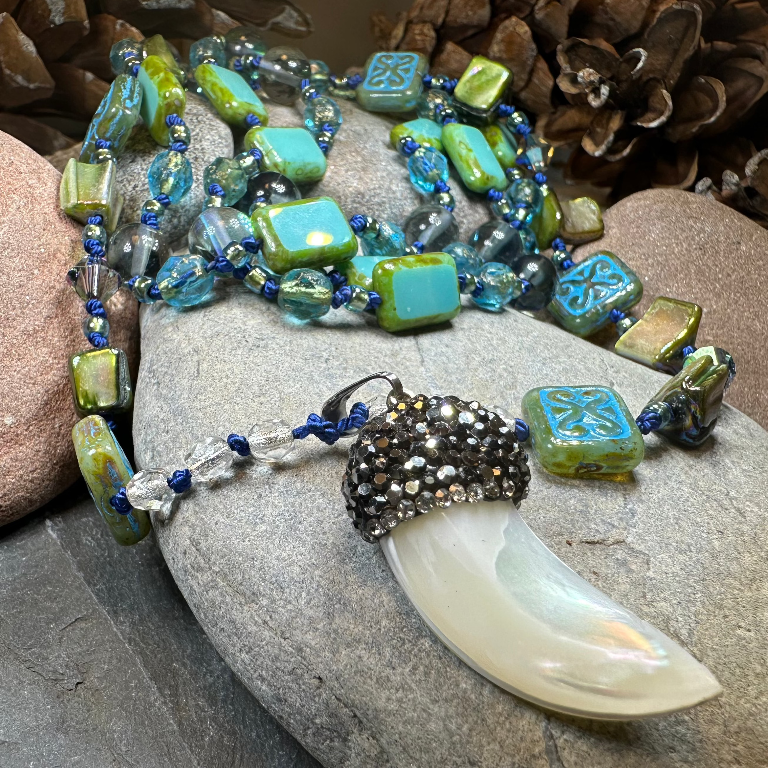 Santorini Breeze Long Necklace