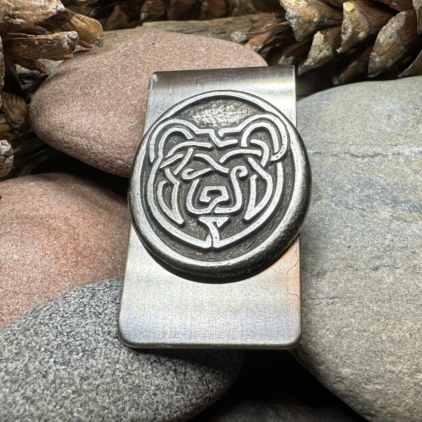 Celtic Bear Money Clip