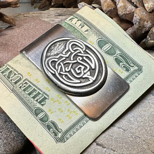 Celtic Bear Money Clip