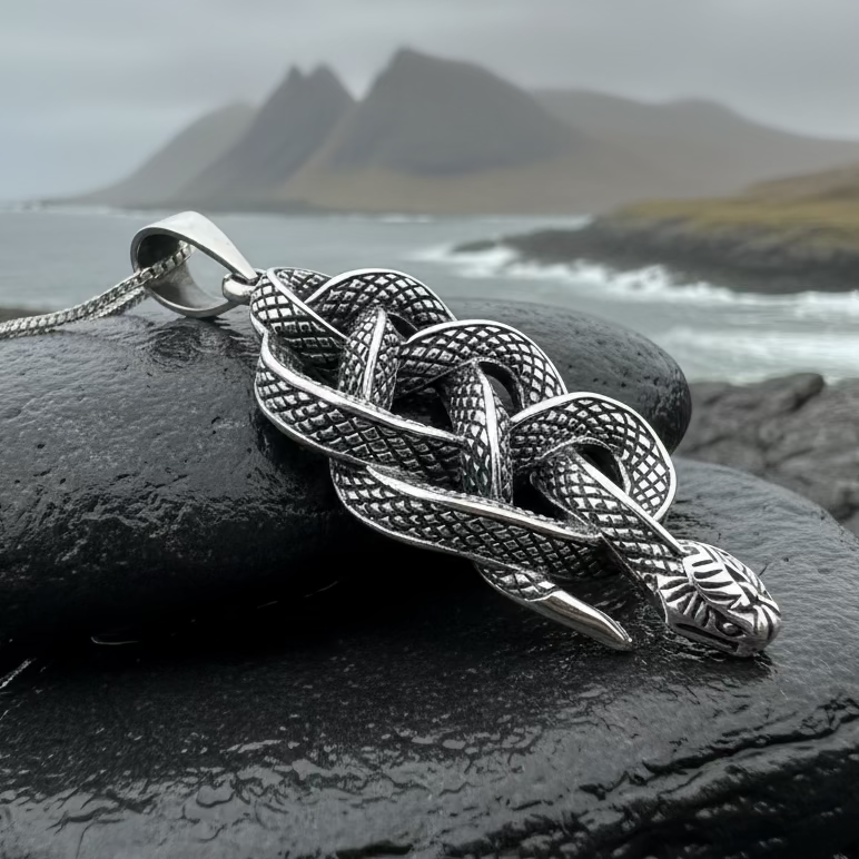 Alchemy Celtic Snake Necklace