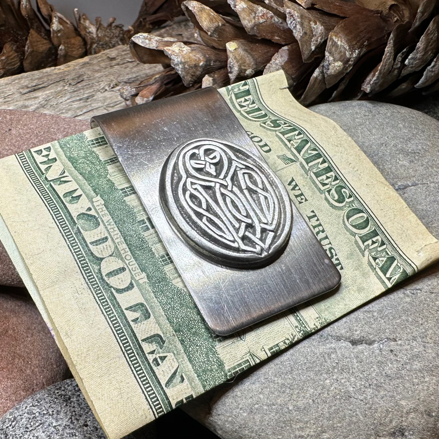 Celtic Owl Money Clip