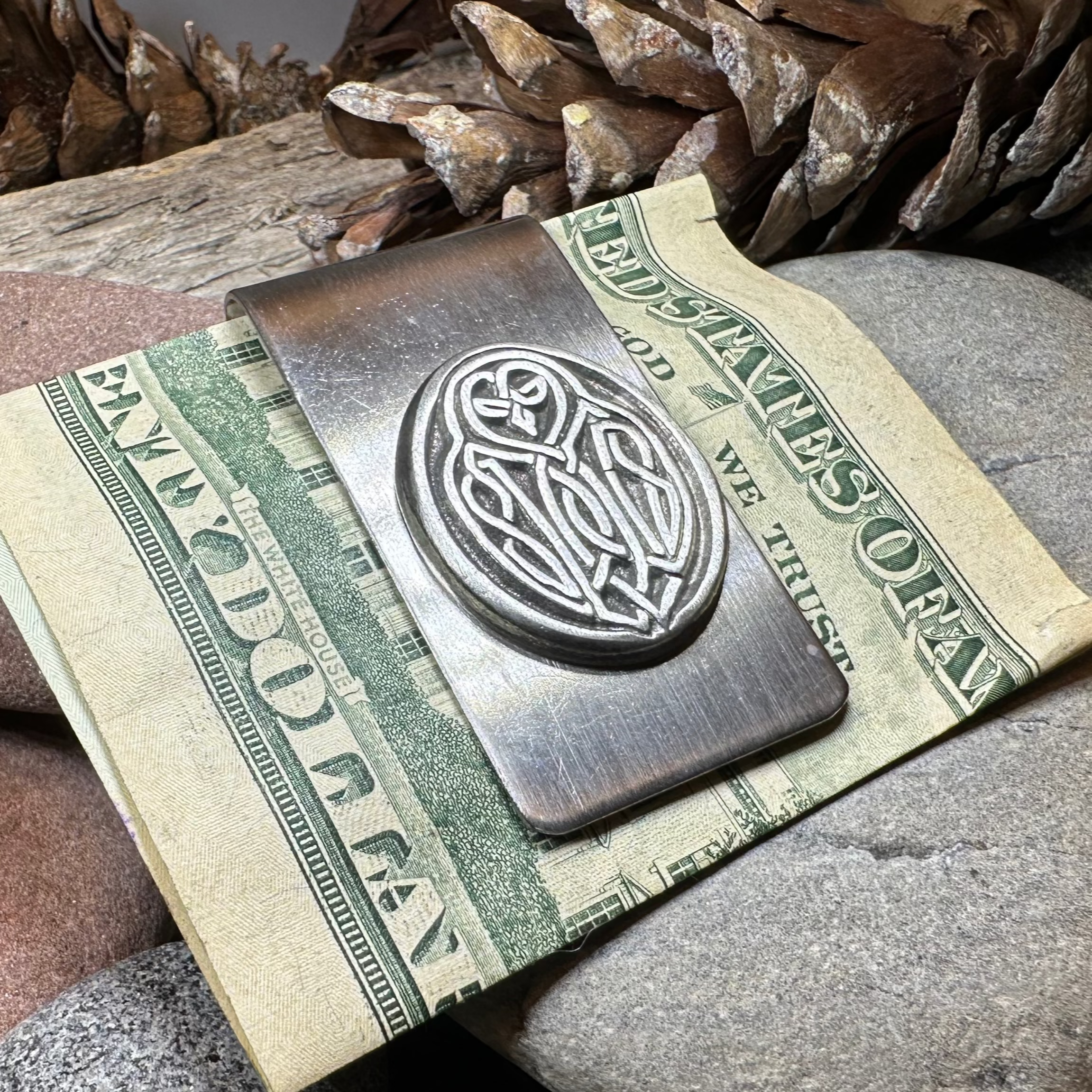 Celtic Owl Money Clip