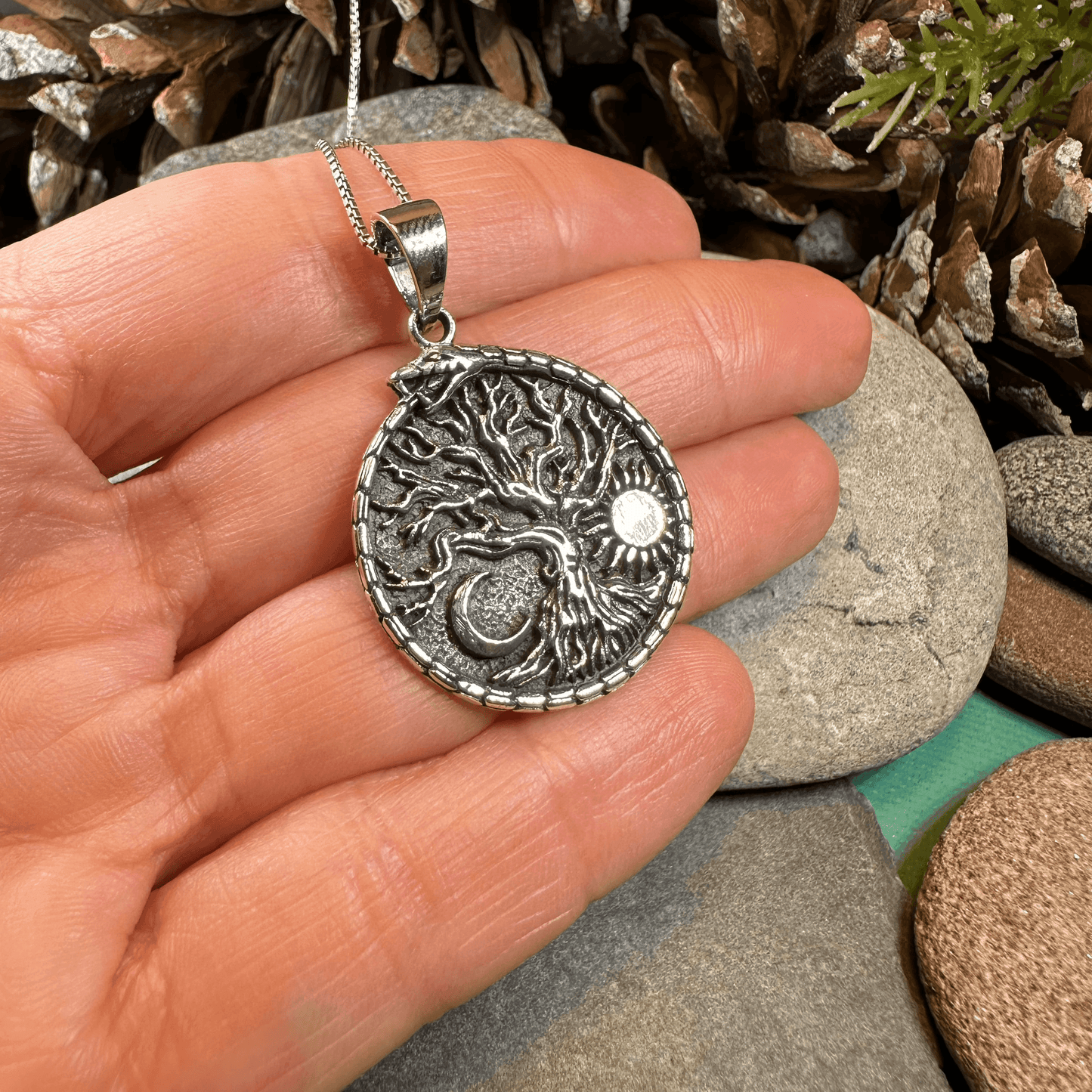 Celestial Tree of Life Necklace - 18