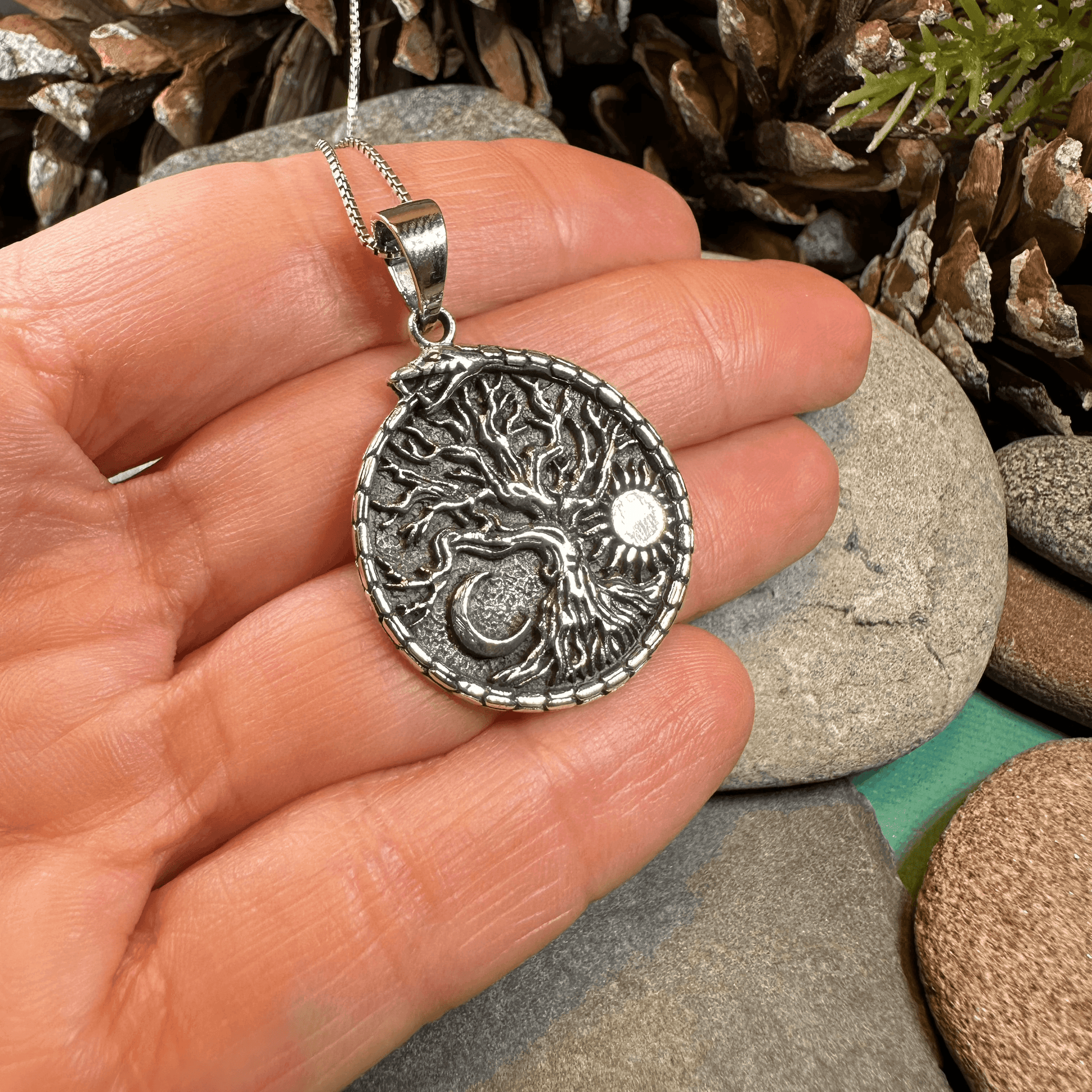 Celestial Tree of Life Necklace - 18