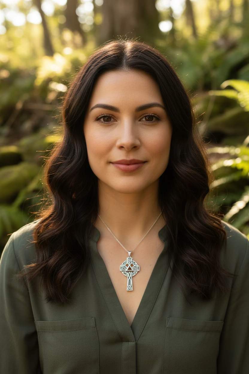 Recovery Celtic Cross Necklace