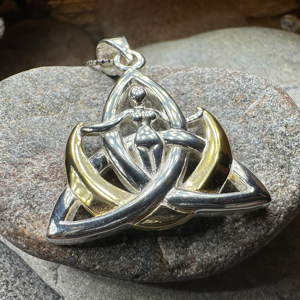 Crescent Moon Goddess Necklace