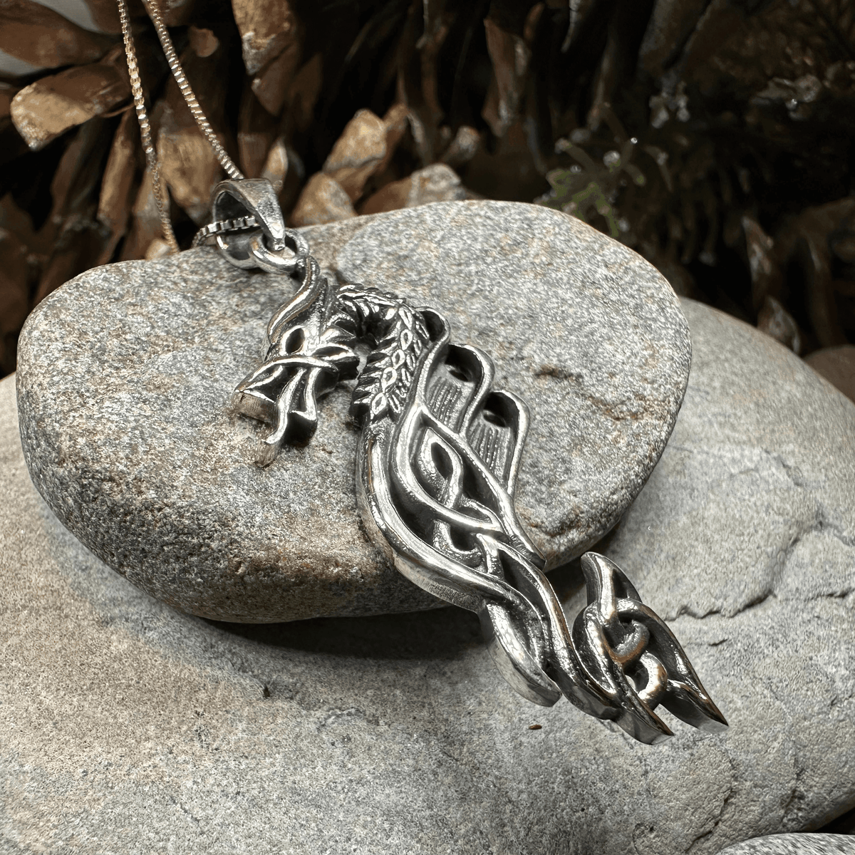 Zorn Celtic Dragon Necklace - 18