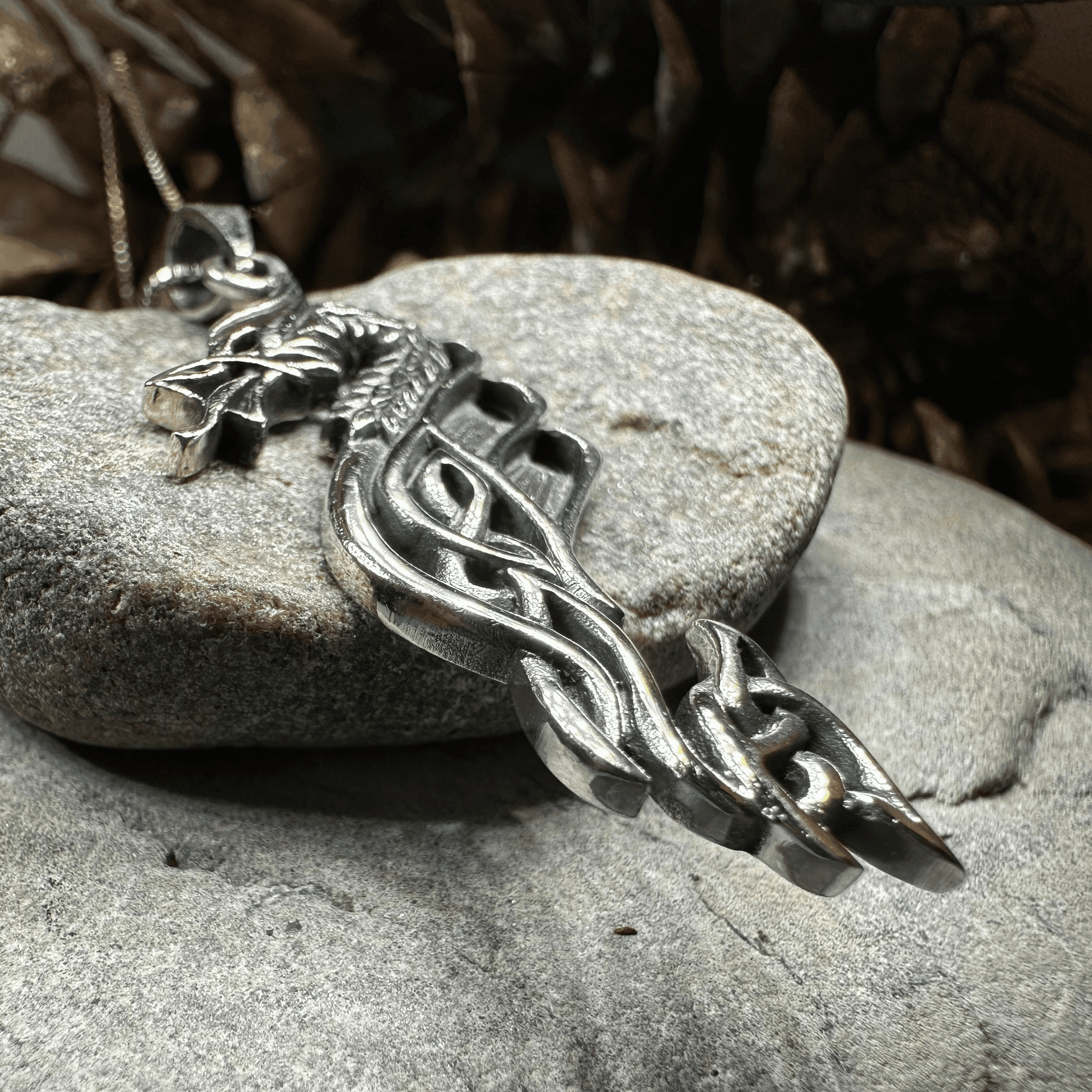 Zorn Celtic Dragon Necklace - 18