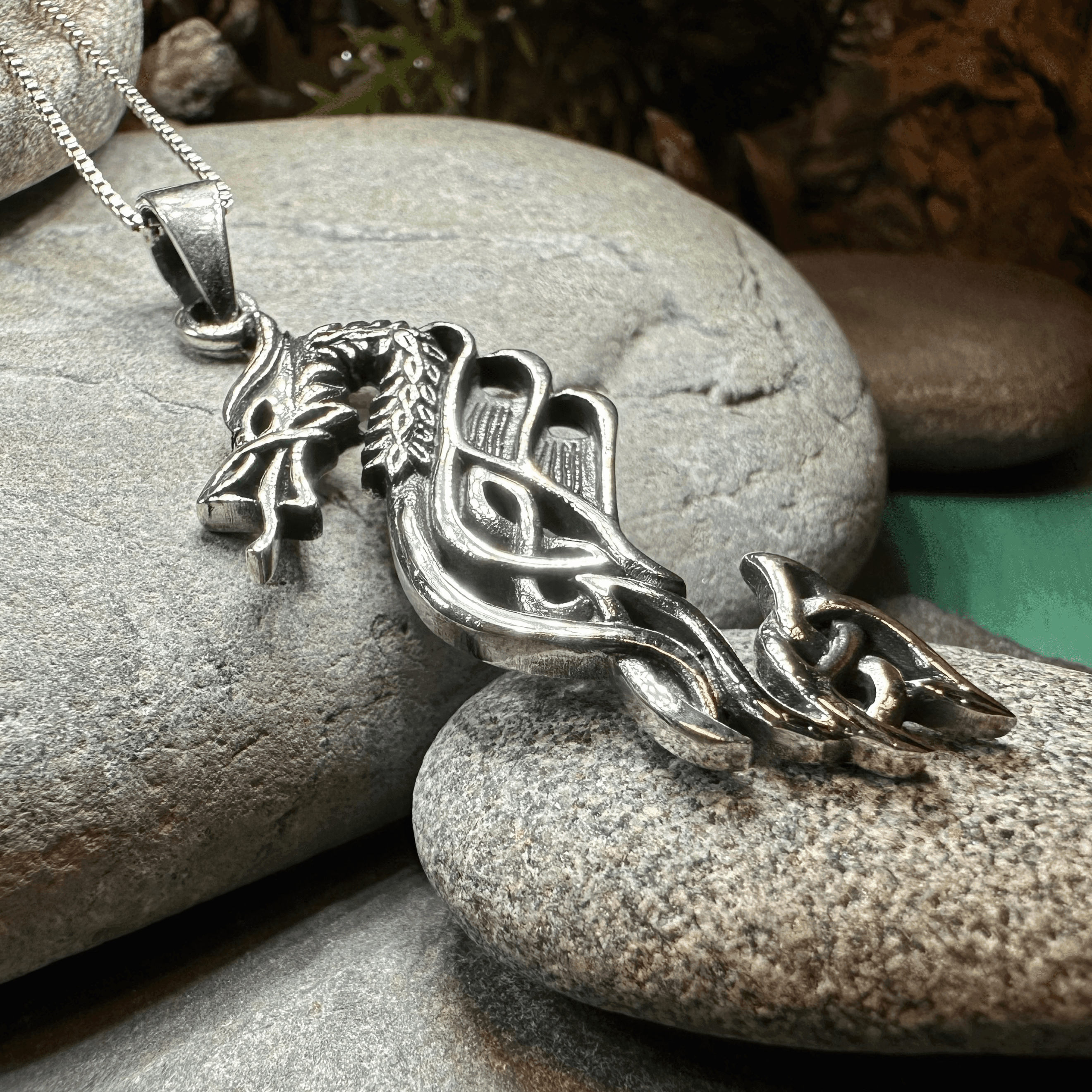Zorn Celtic Dragon Necklace - 18