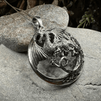 Electra Dragon Moon Necklace - 