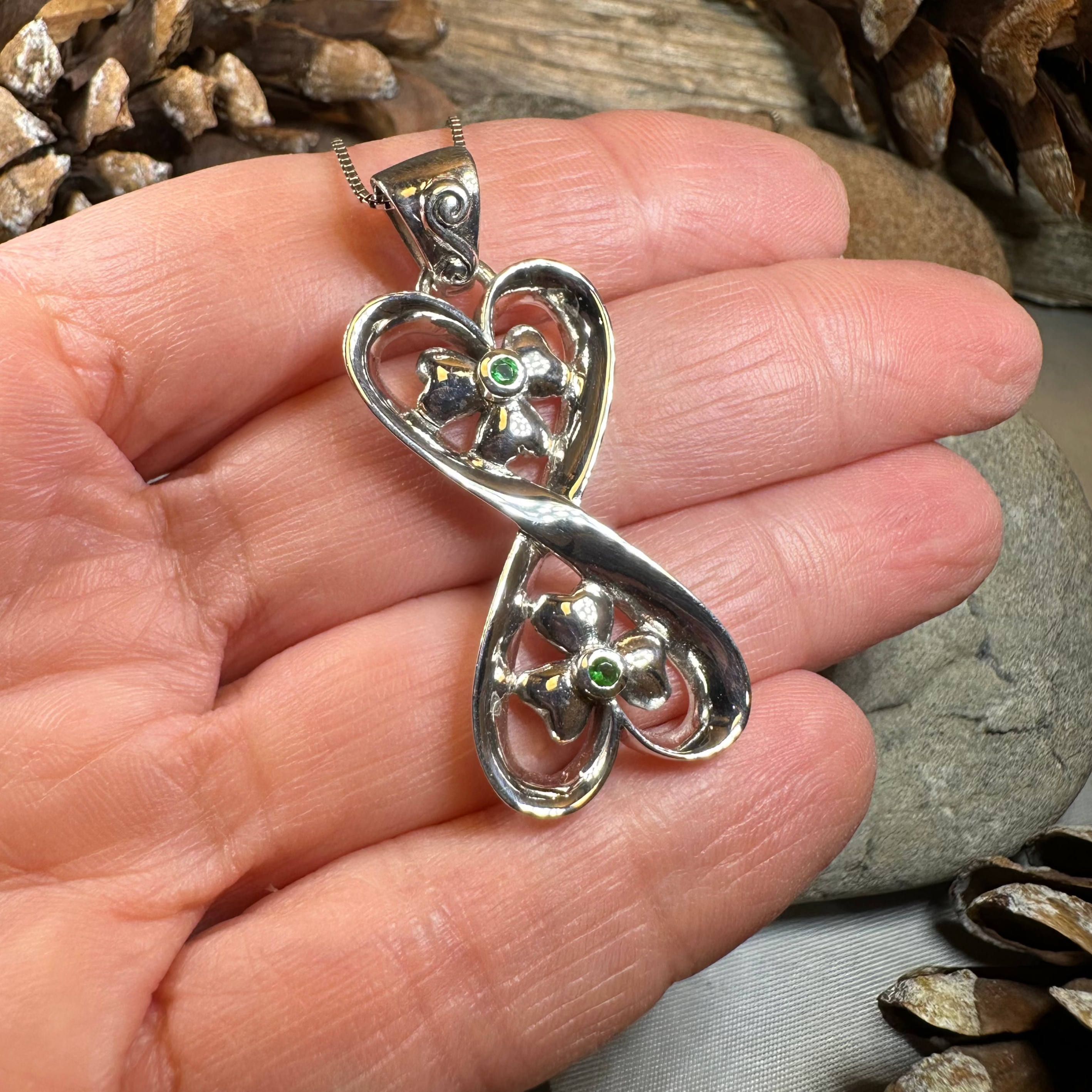 Shamrock Infinity Necklace