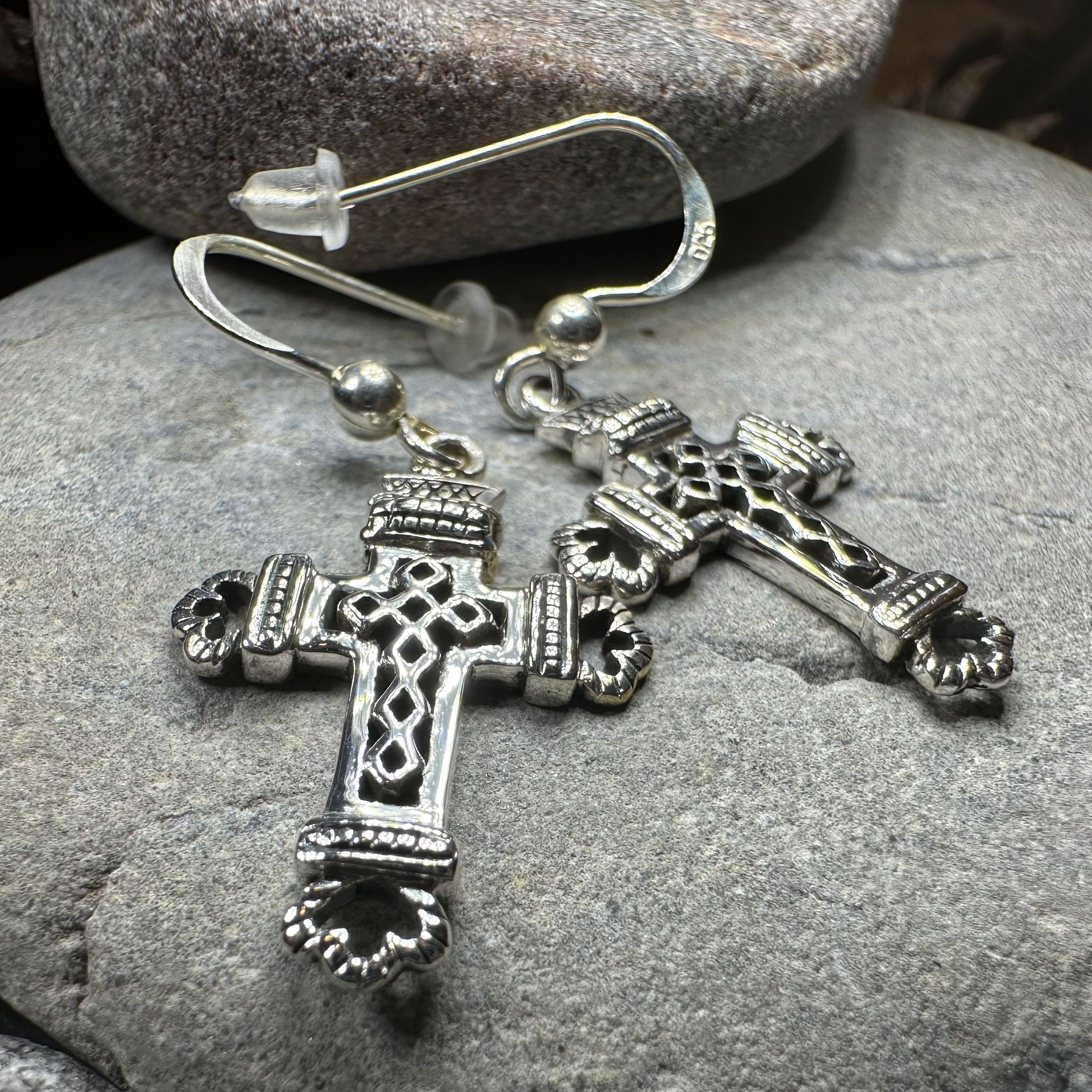 Celtic Cross Earrings
