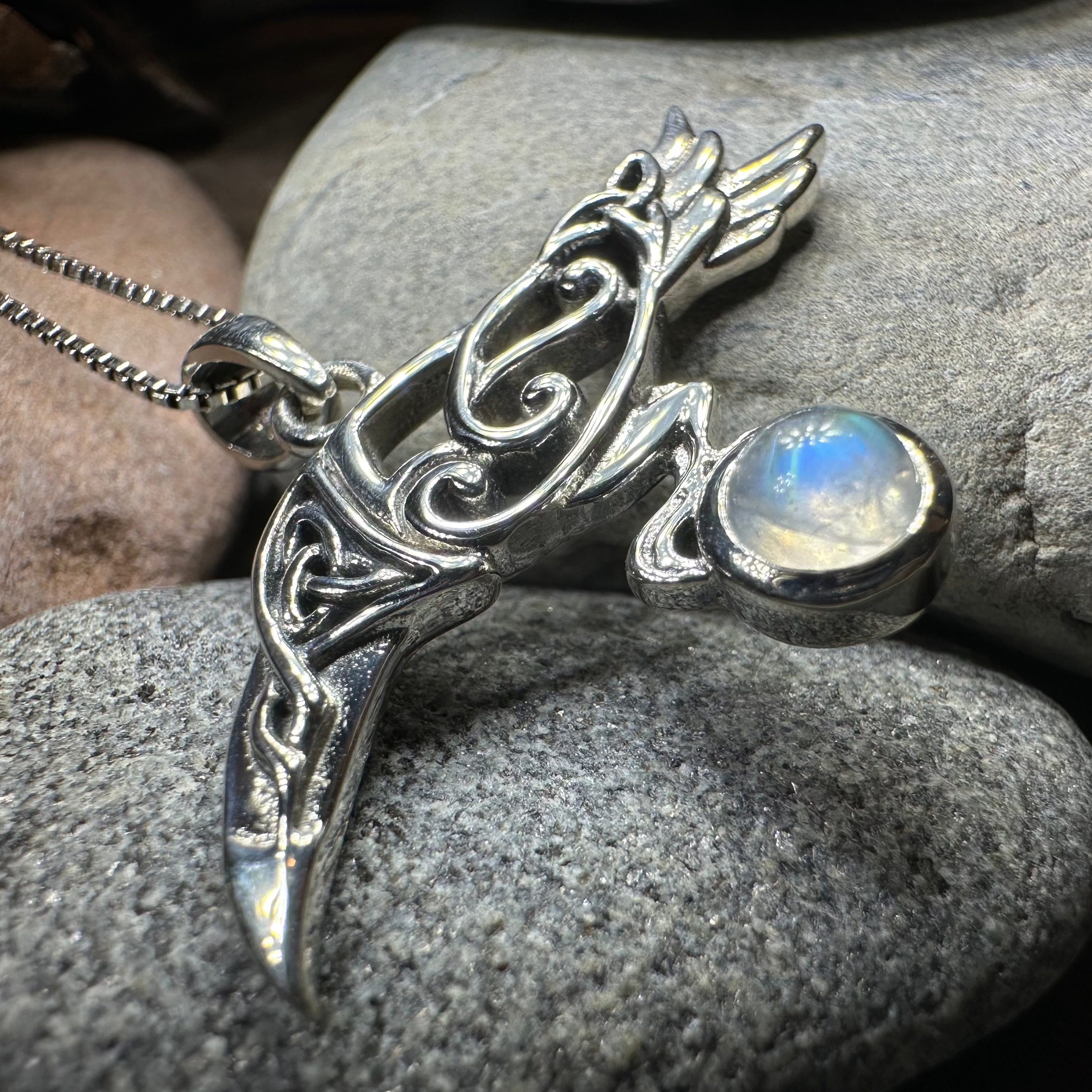 Celtic Raven Necklace