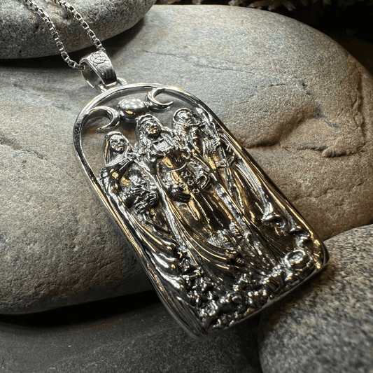 Hecate Triple Goddess Necklace - 18