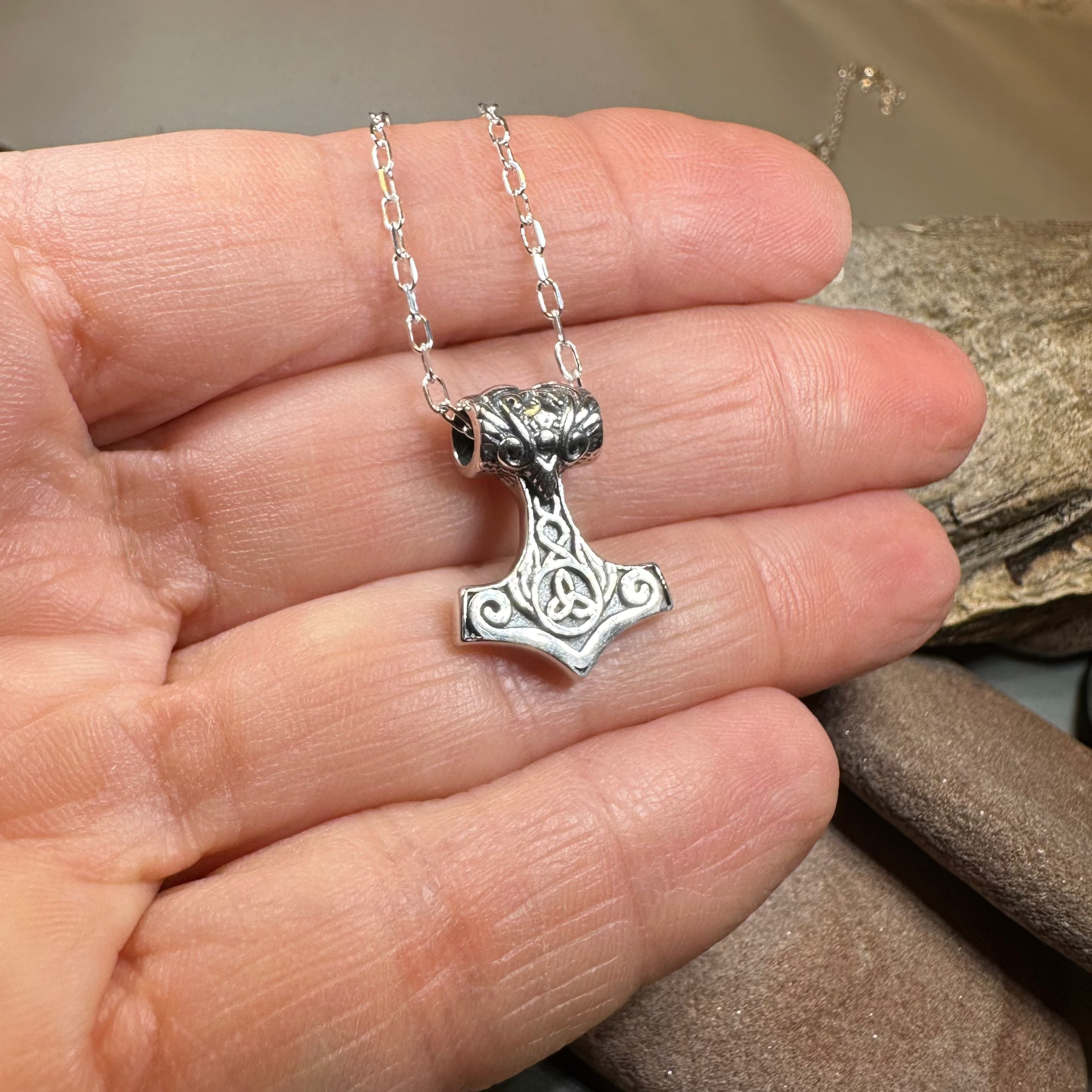 Thor's Hammer Celtic Necklace