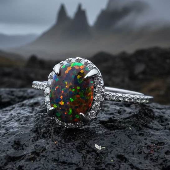 Tamara Opal Engagement Ring