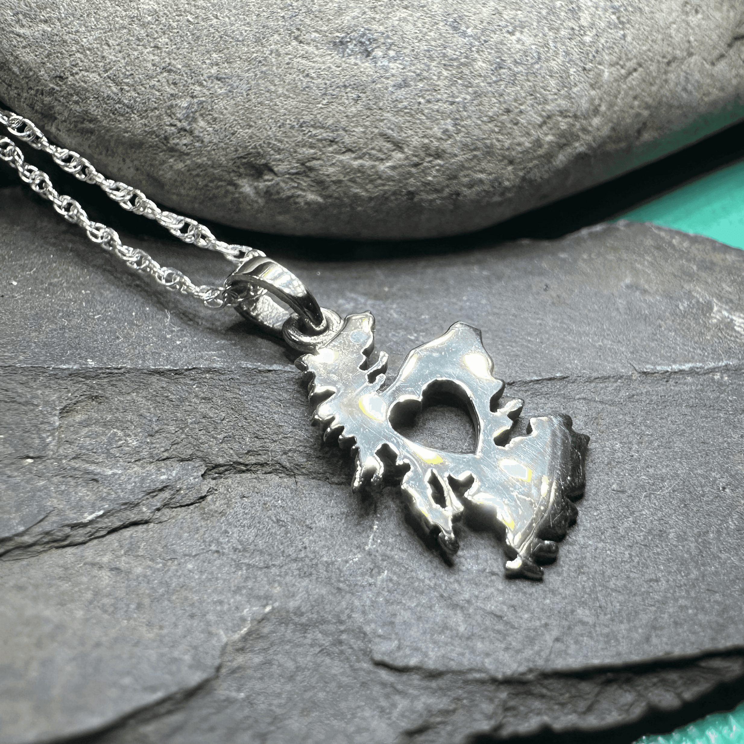 Scotland Map Necklace - 