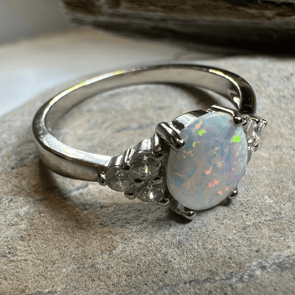 Katerina Opal Celtic Ring - 4