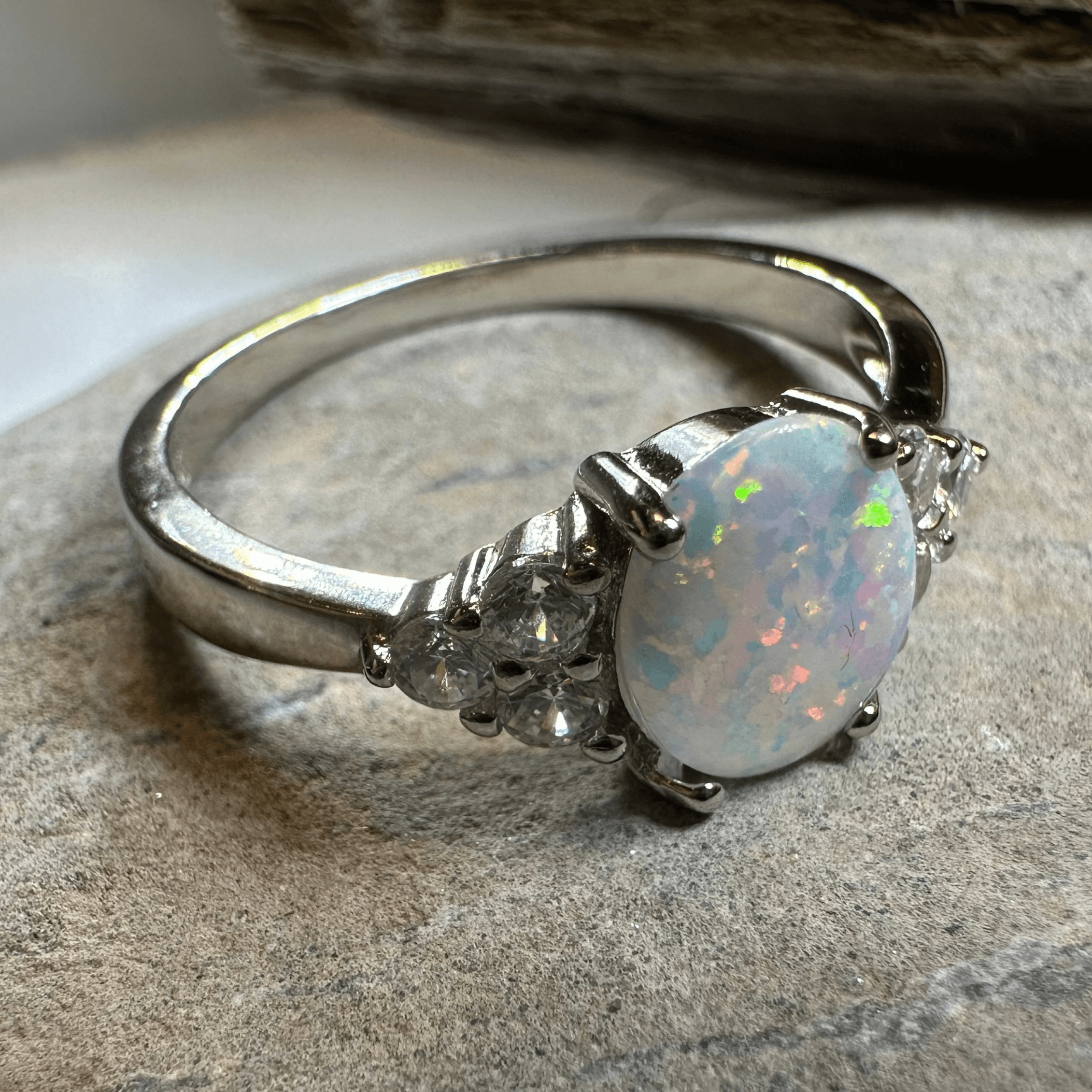 Katerina Opal Celtic Ring - 4