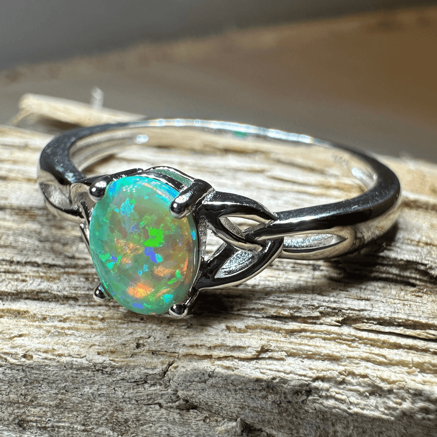 Irish Rain Celtic Ring - 4