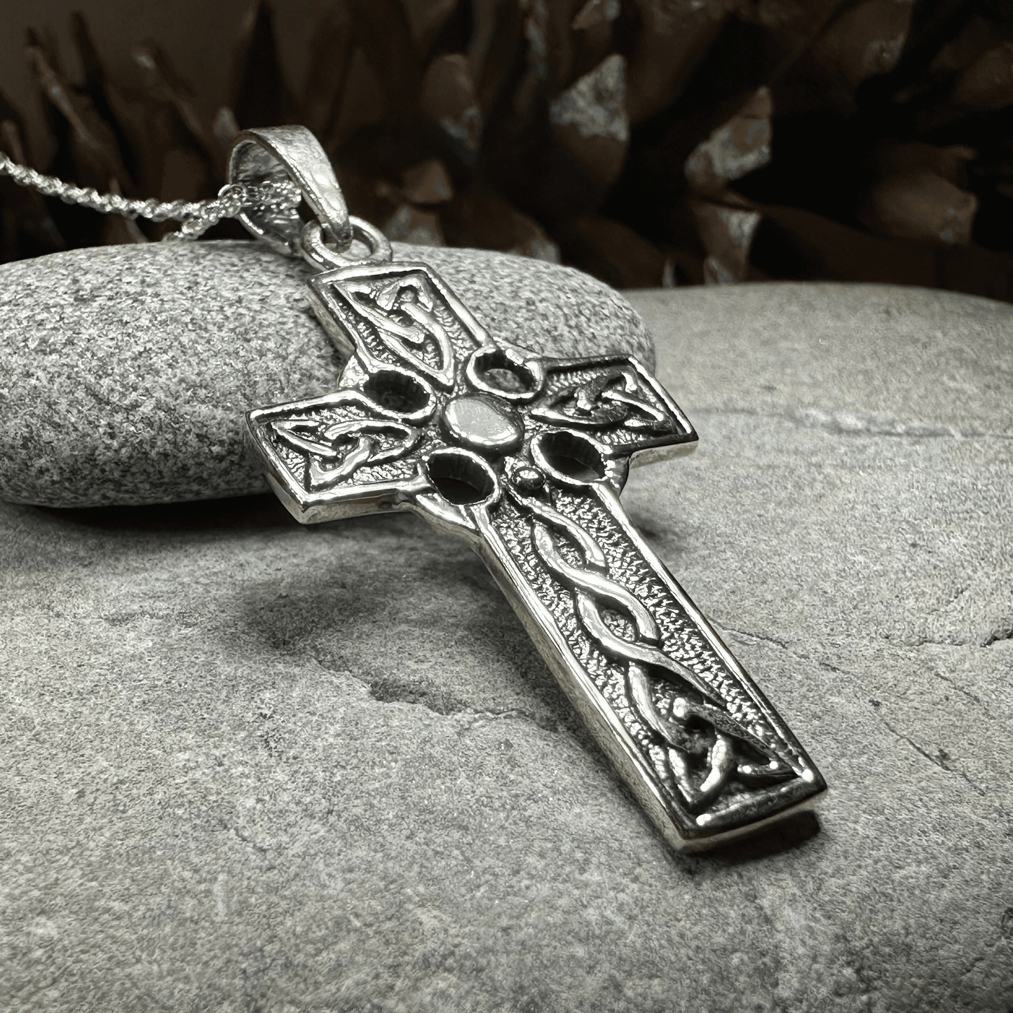 Liam Celtic Cross Necklace - 18
