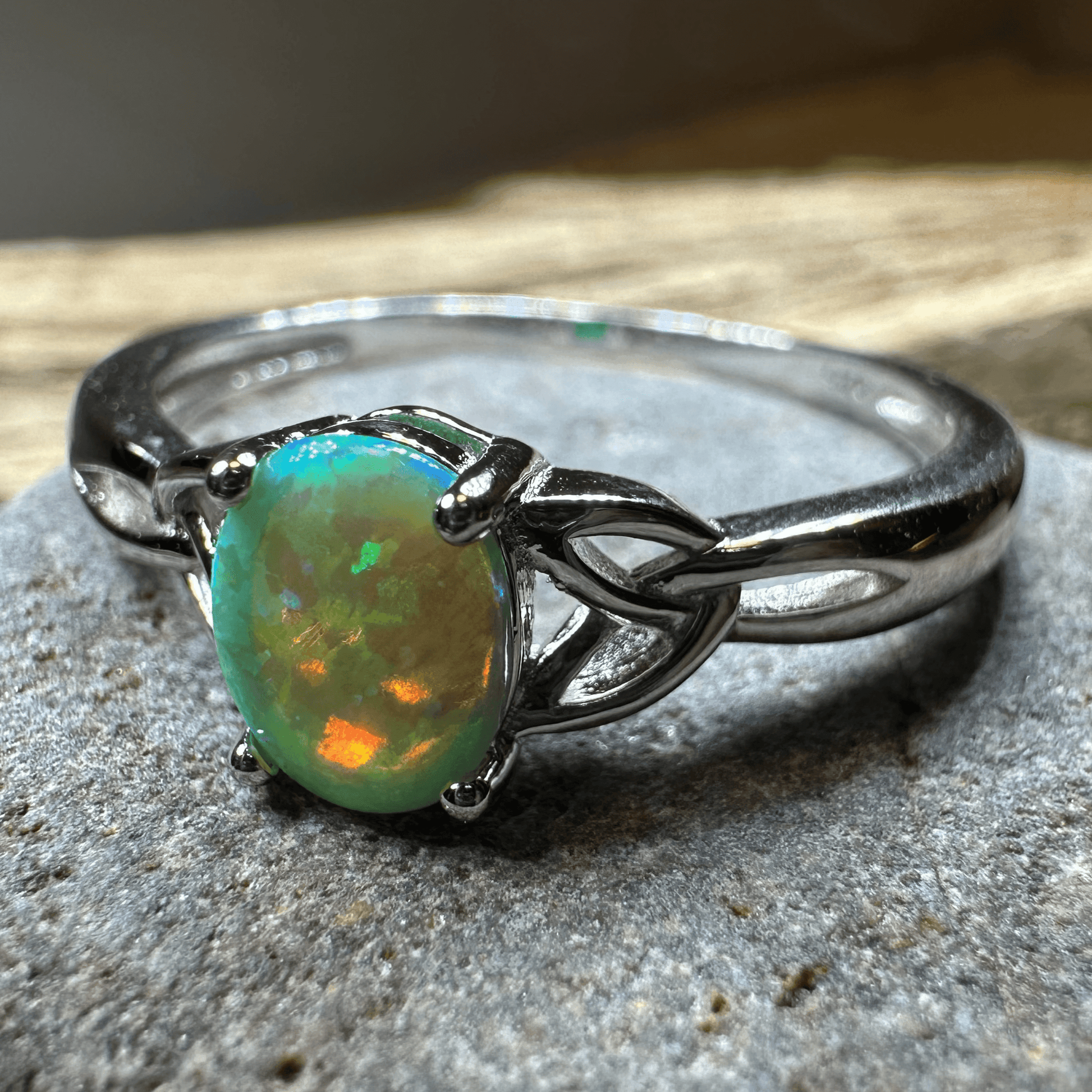 Irish Rain Celtic Ring - 4