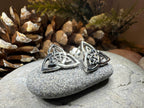 Linden Trinity Knot Post Earrings - 