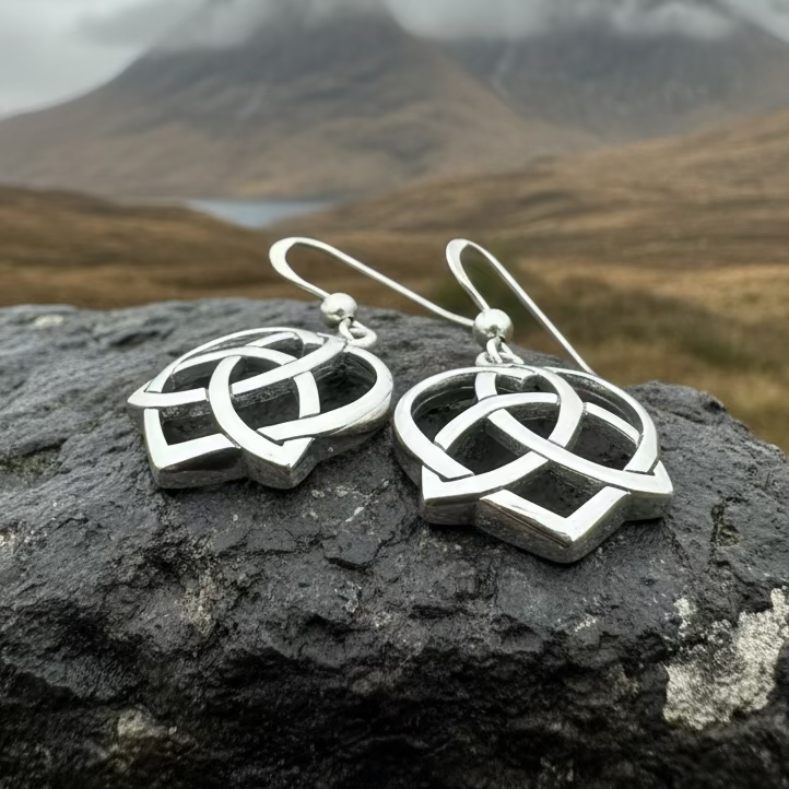 Trinity Love Knot Earrings