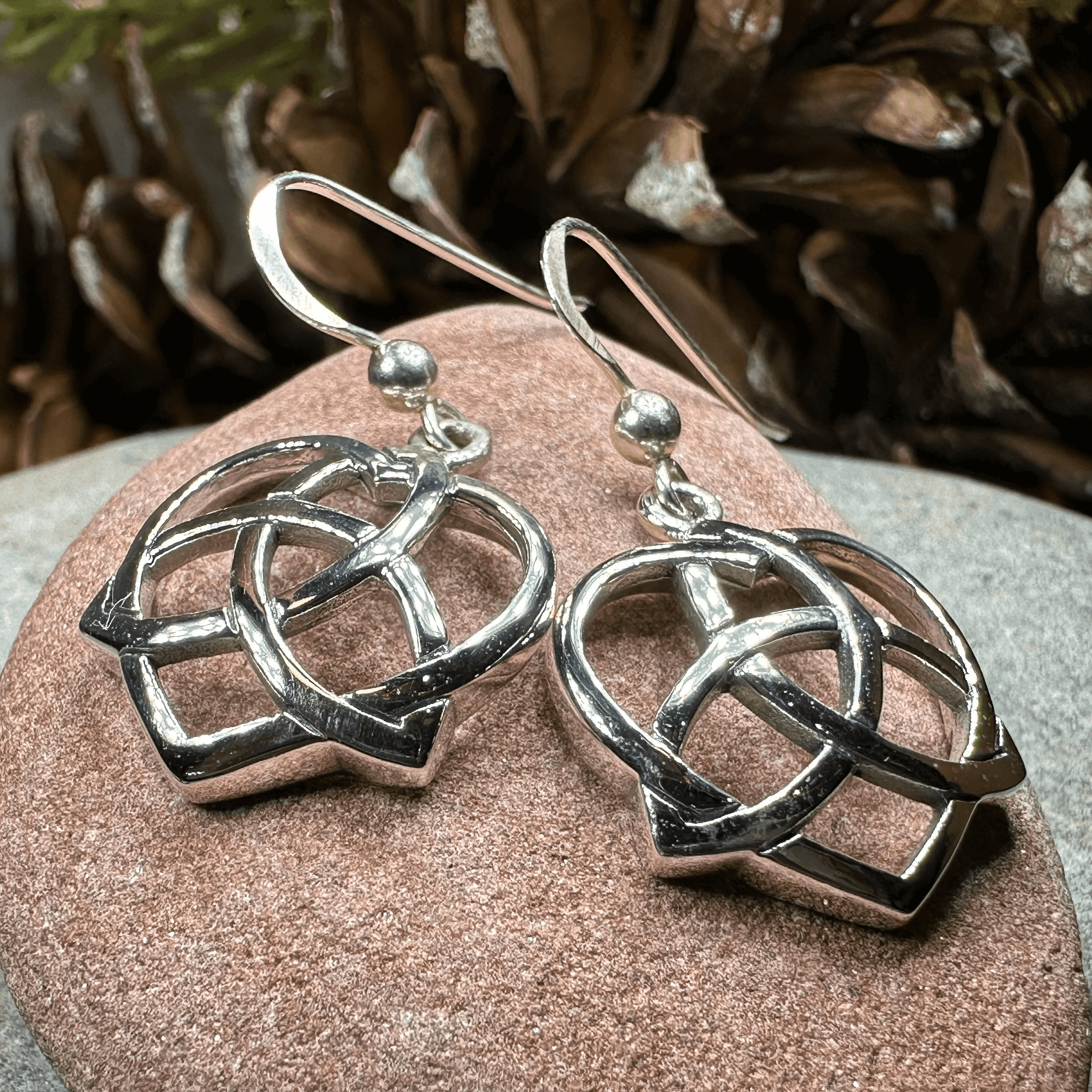 Trinity Love Knot Earrings - 
