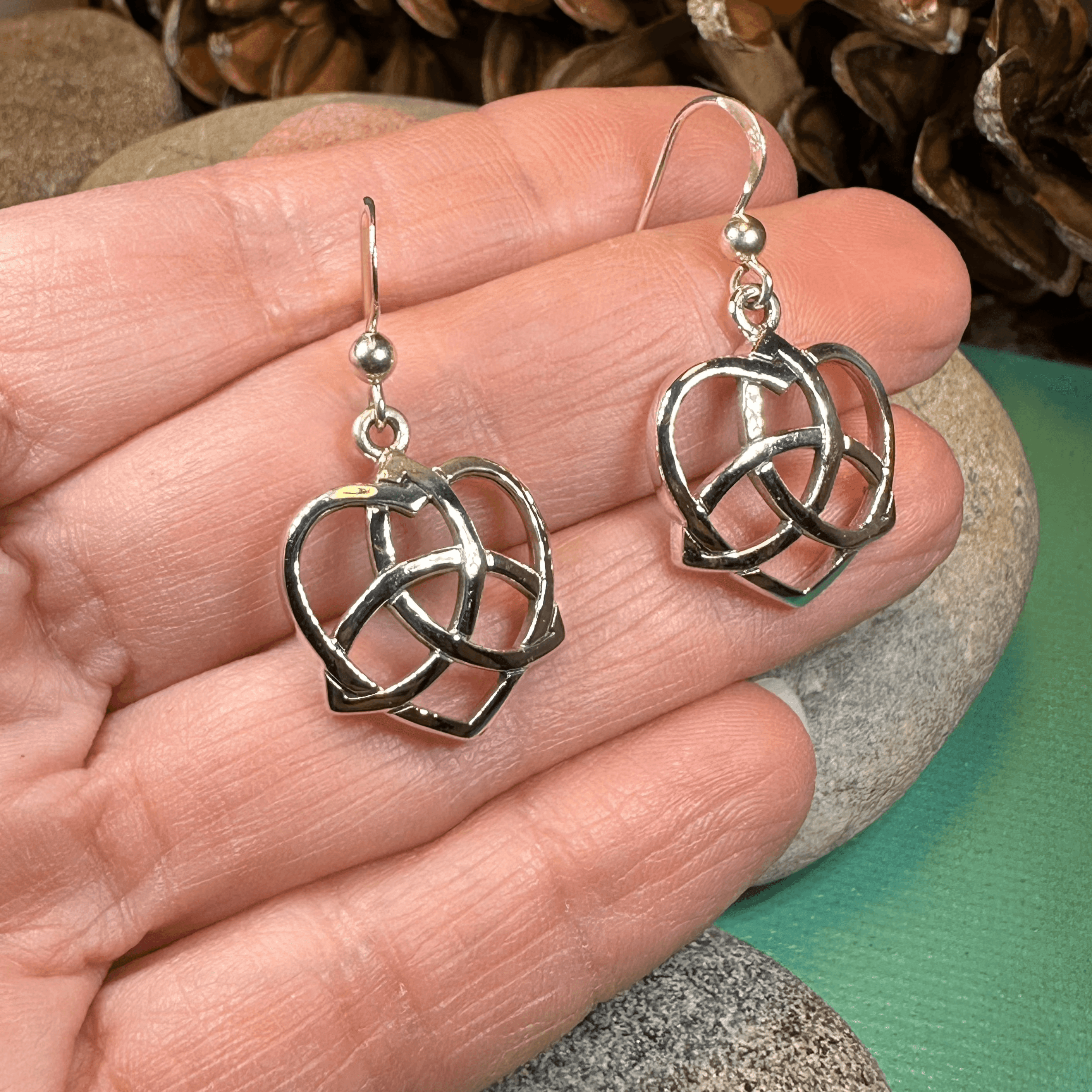 Trinity Love Knot Earrings - 