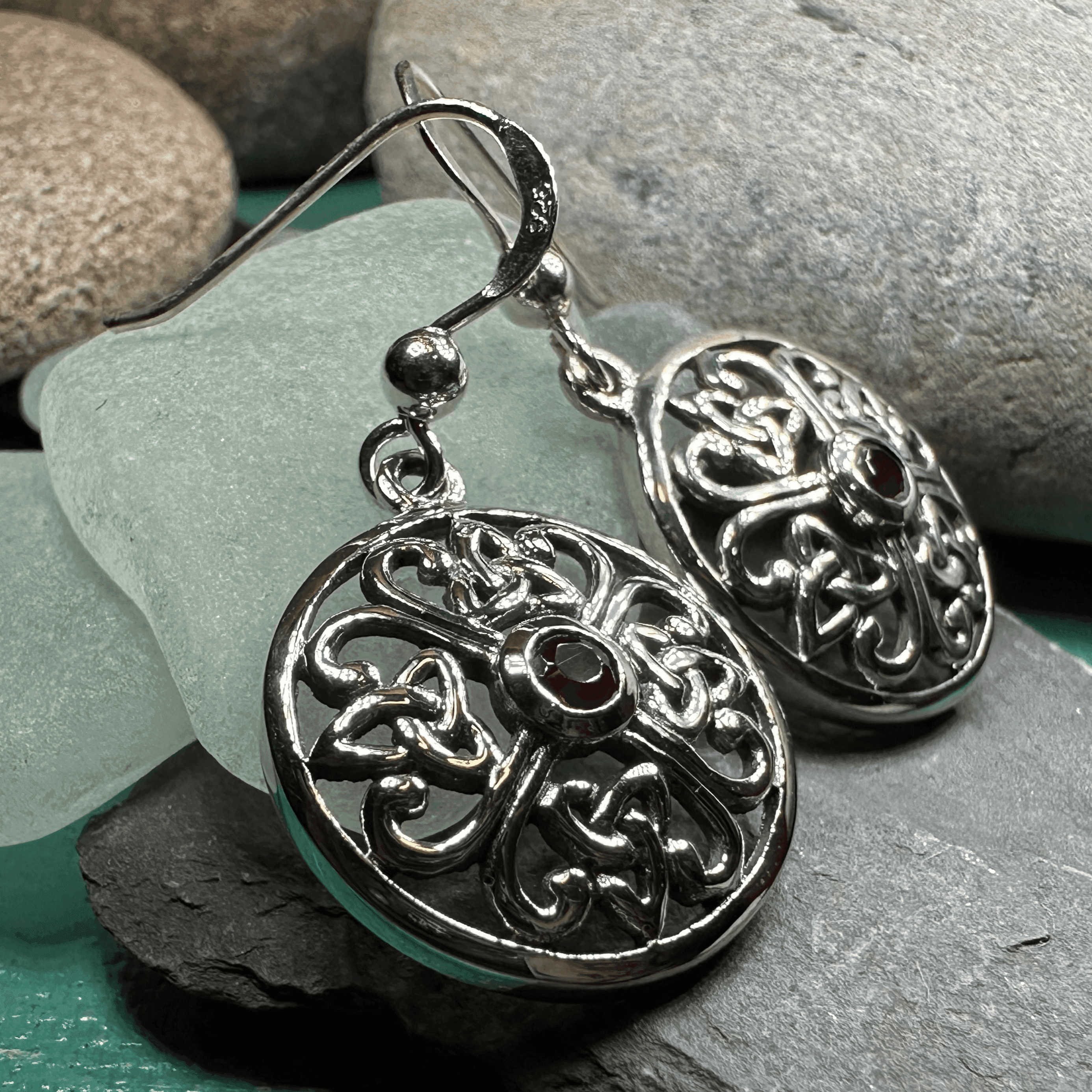 Ariadne Trinity Knot Earrings - 