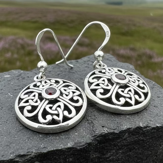 Ariadne Trinity Knot Earrings