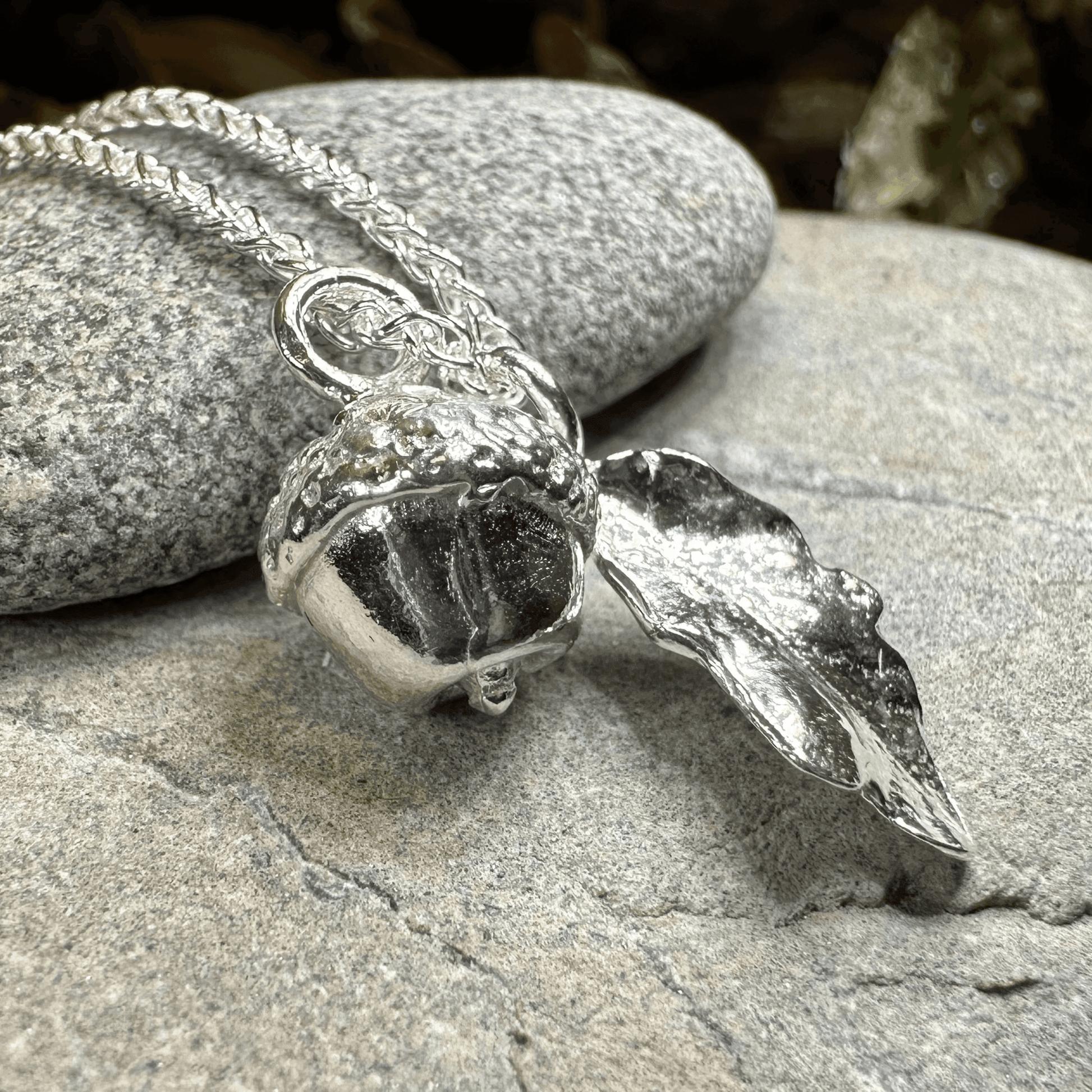 Oak Leaf & Acorn Necklace - 