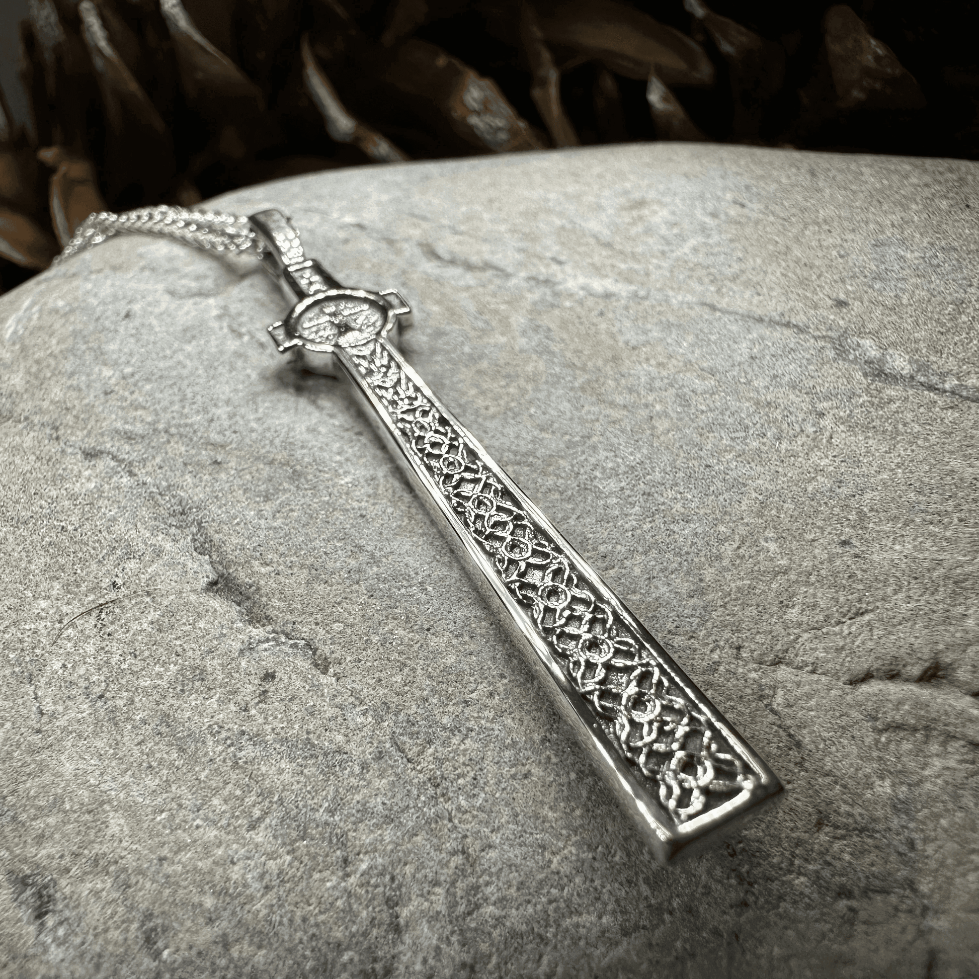Scottish McLean's Celtic Cross Necklace - 18