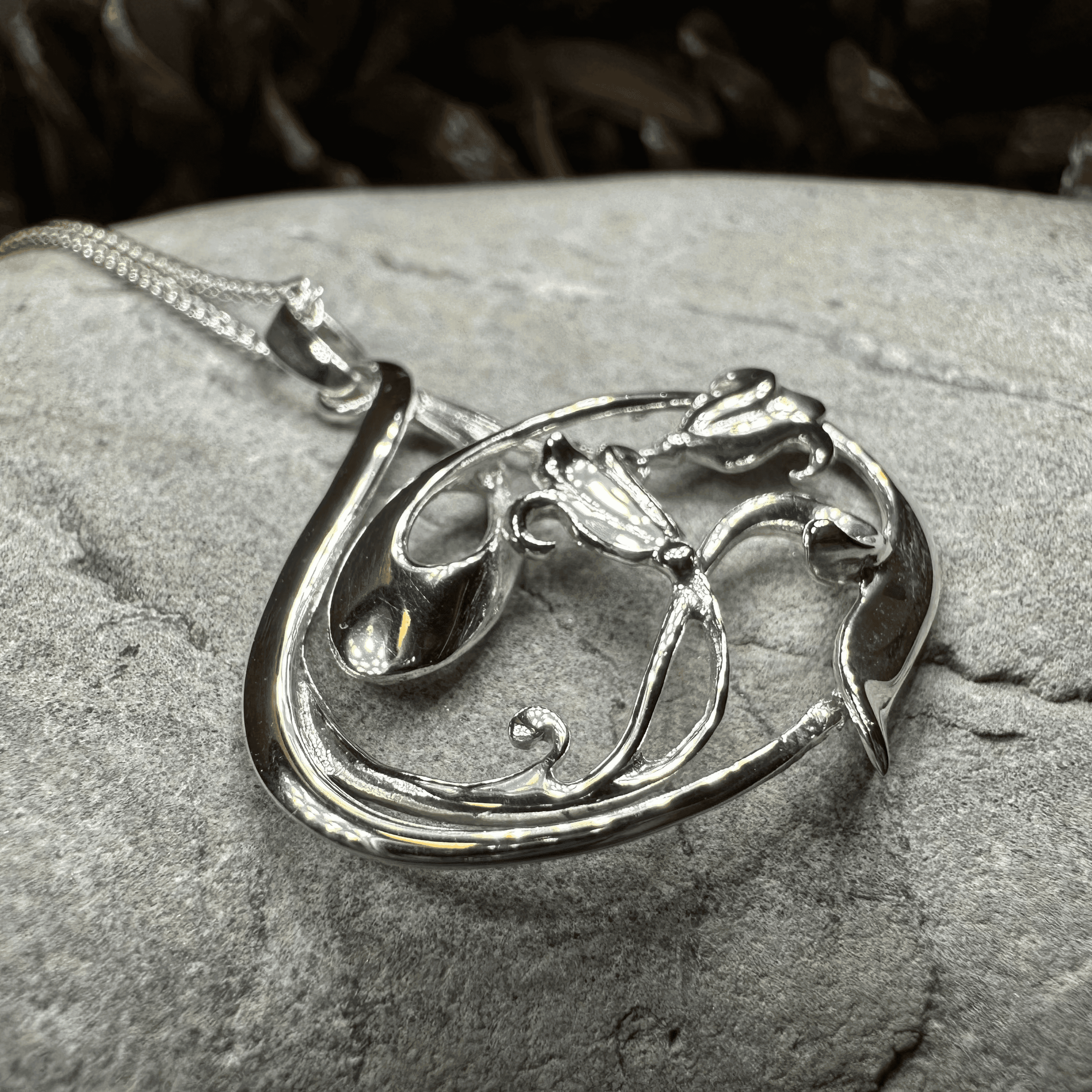Bluebell Art Deco Necklace - 18
