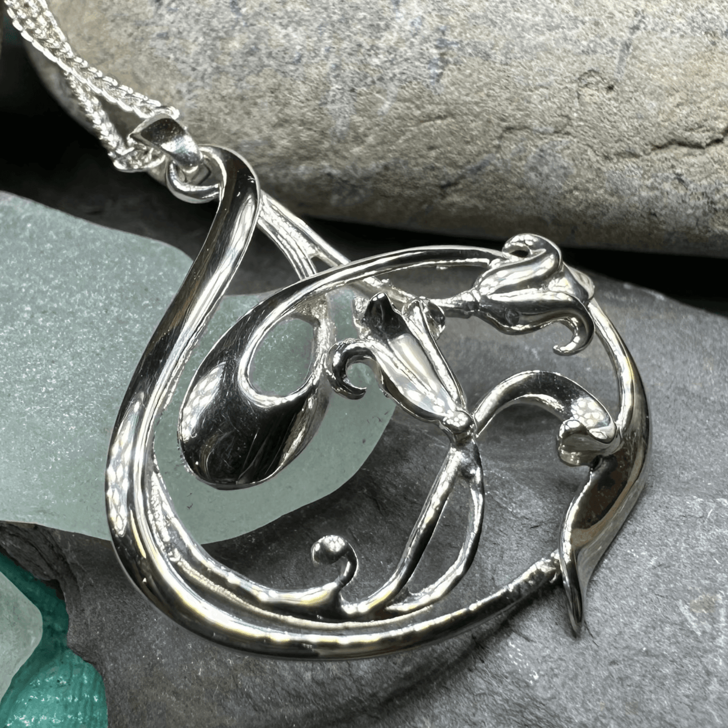 Bluebell Art Deco Necklace - 18