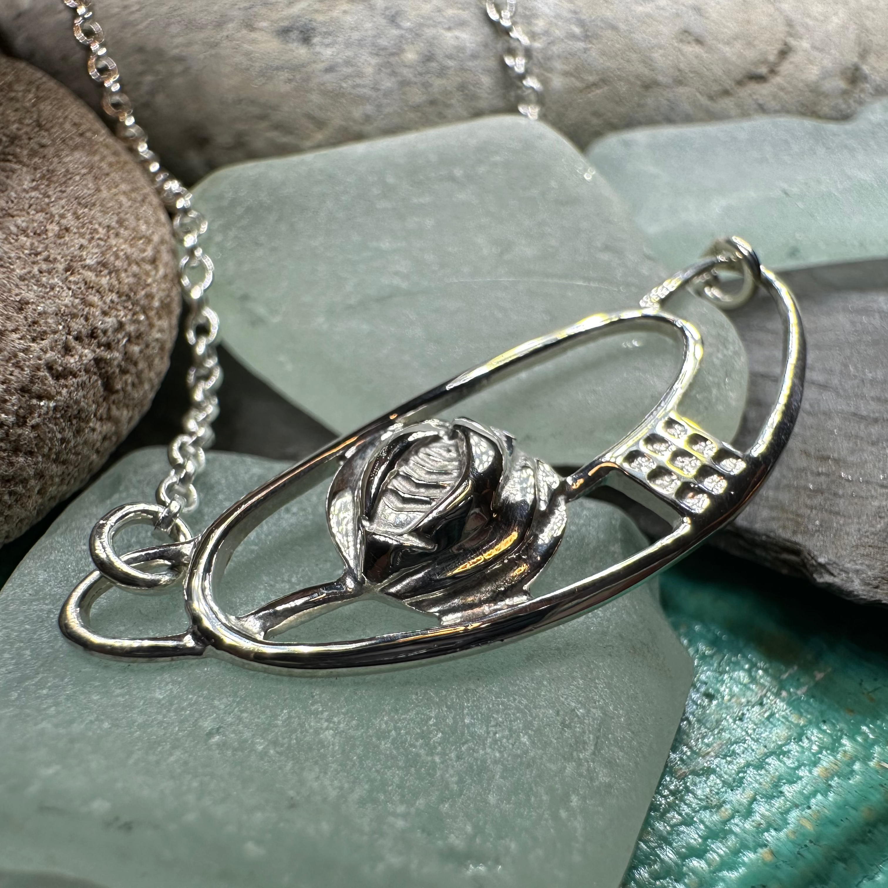 Mackintosh Rose Necklace