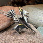 Vyolet Scottish Thistle Necklace