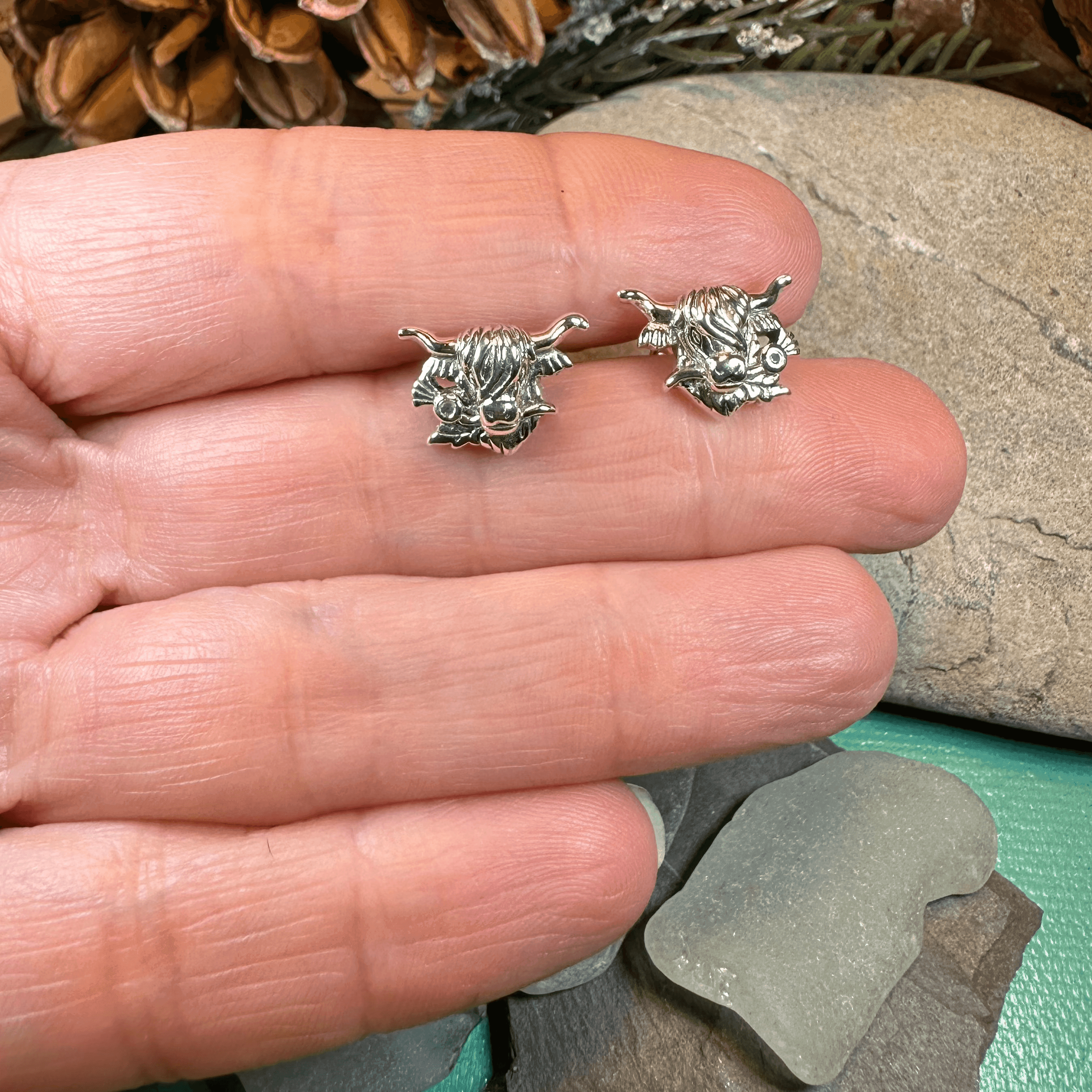 Highland Cow Earrings - 