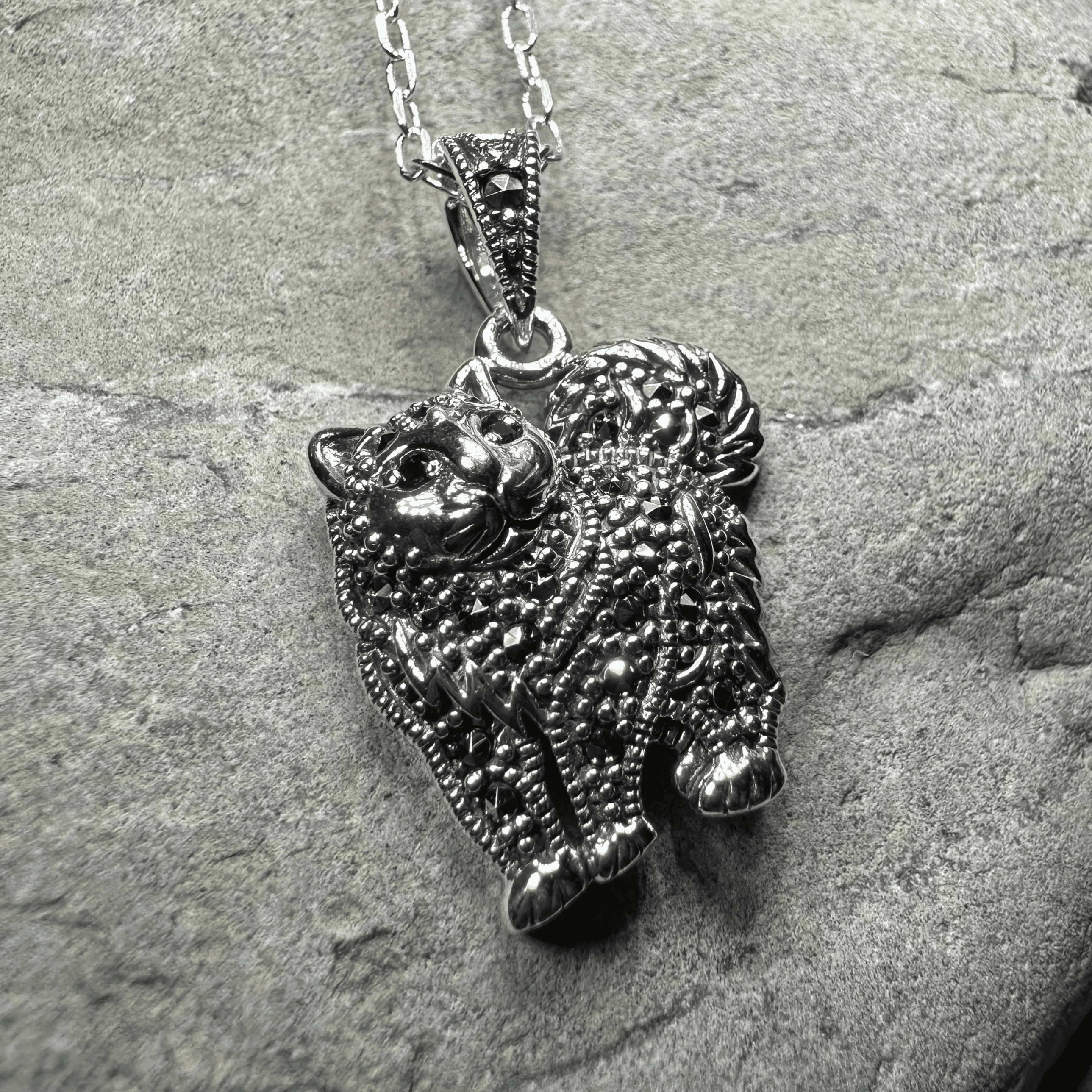 Simba Celtic Cat Necklace - 