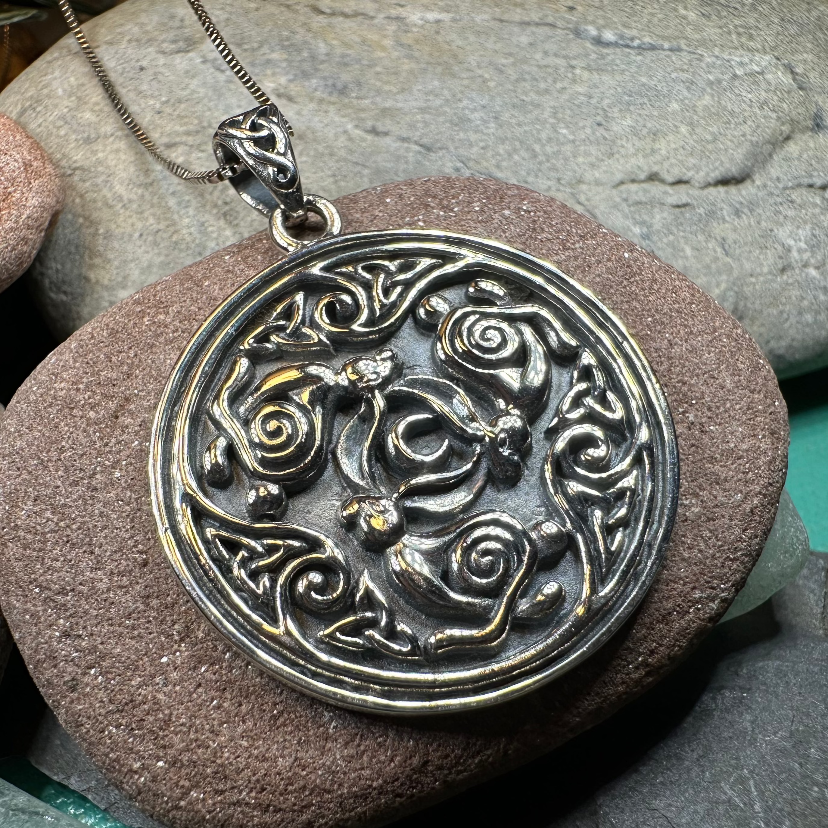 Tinner's Triple Rabbit Necklace