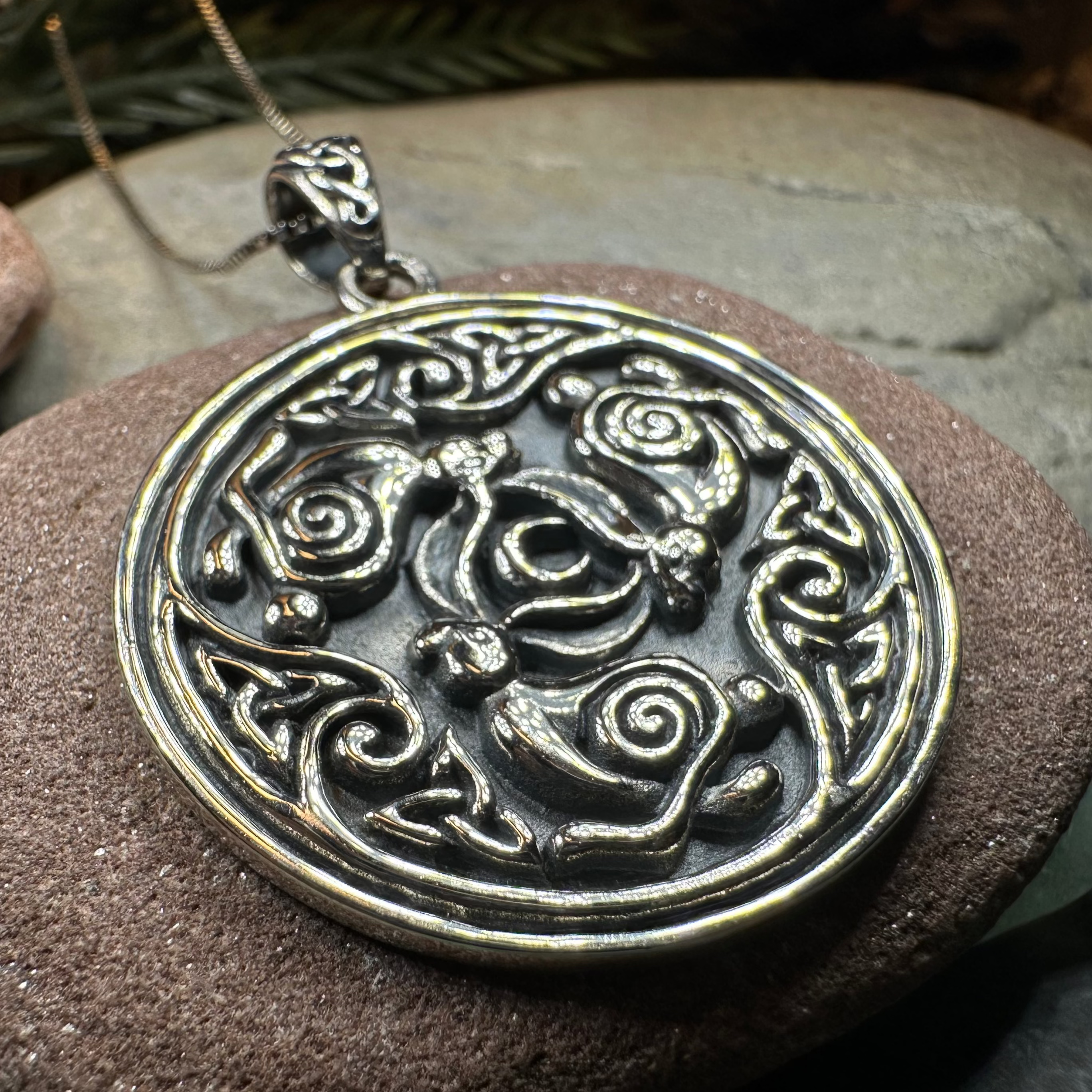 Tinner's Triple Rabbit Necklace