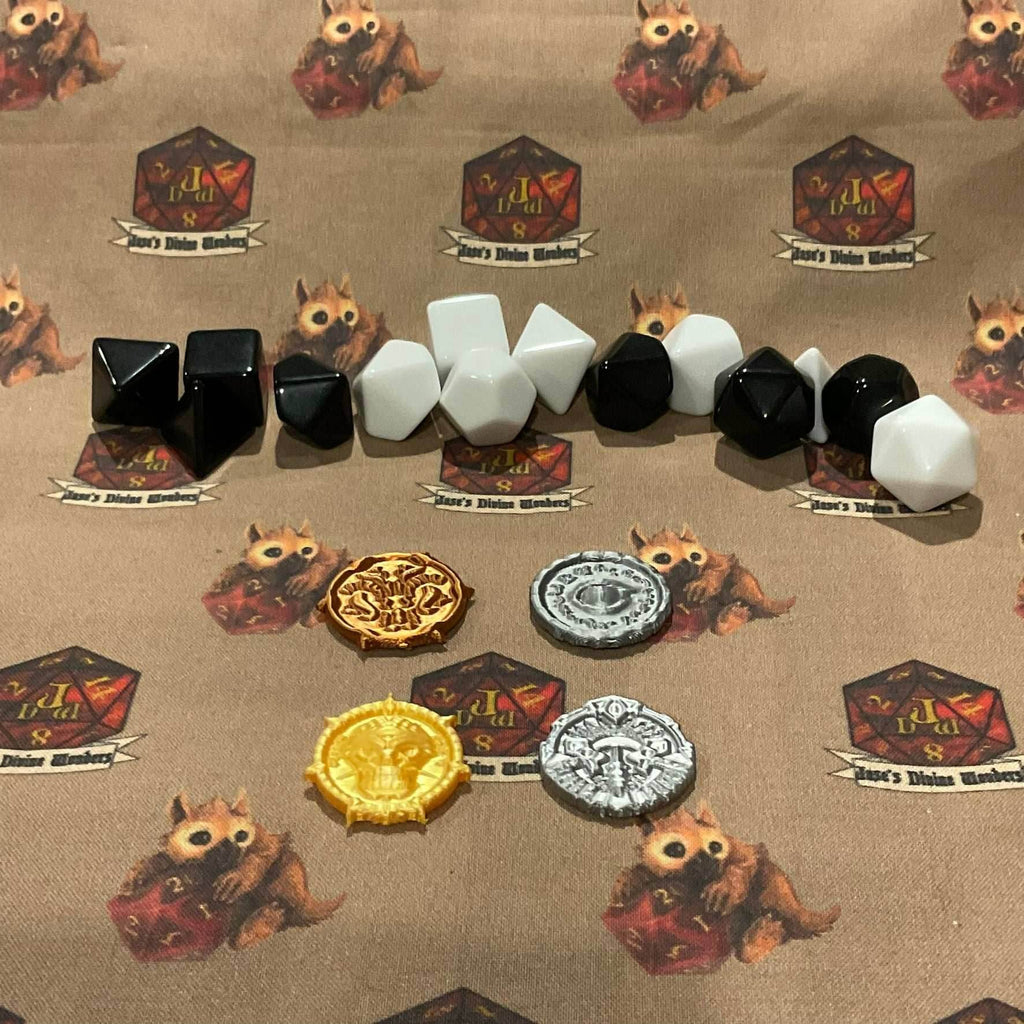 TTRPG Coins - Dark elf coin set / 10
