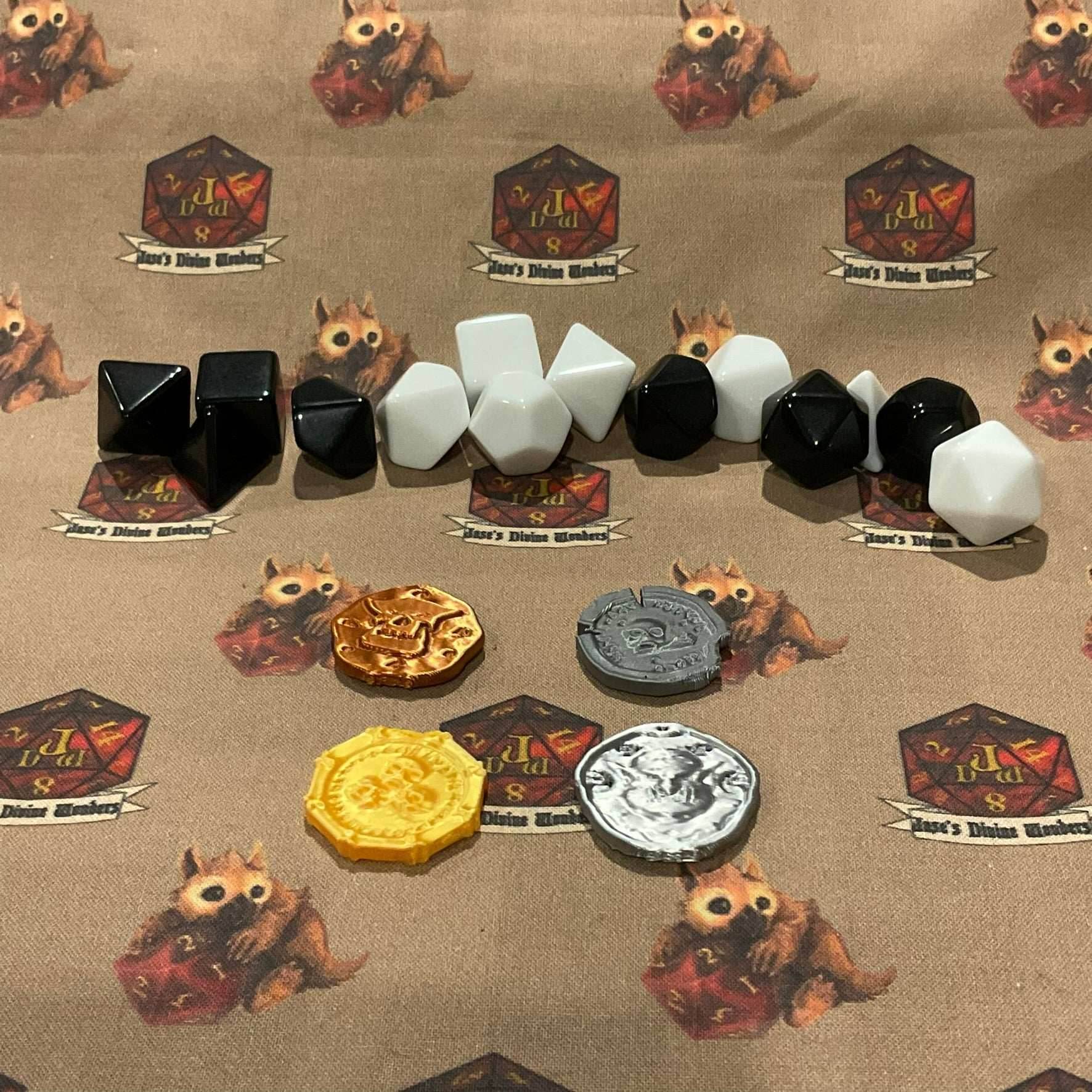 TTRPG Coins - Dark elf coin set / 10