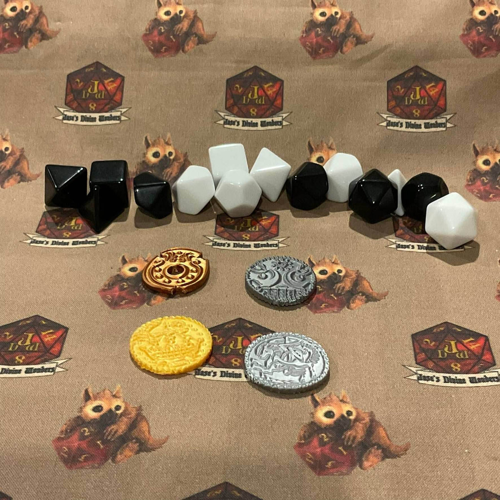 TTRPG Coins - Dark elf coin set / 10