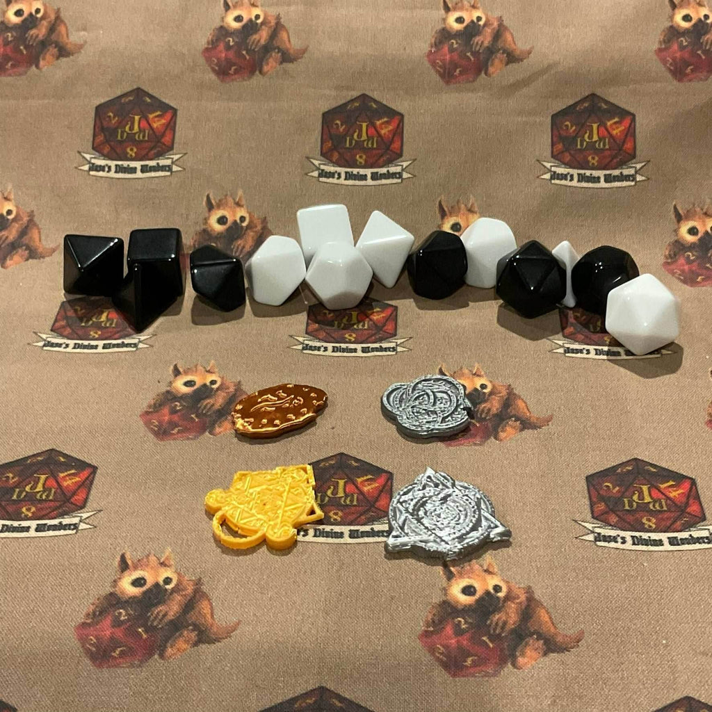 TTRPG Coins - Dark elf coin set / 10