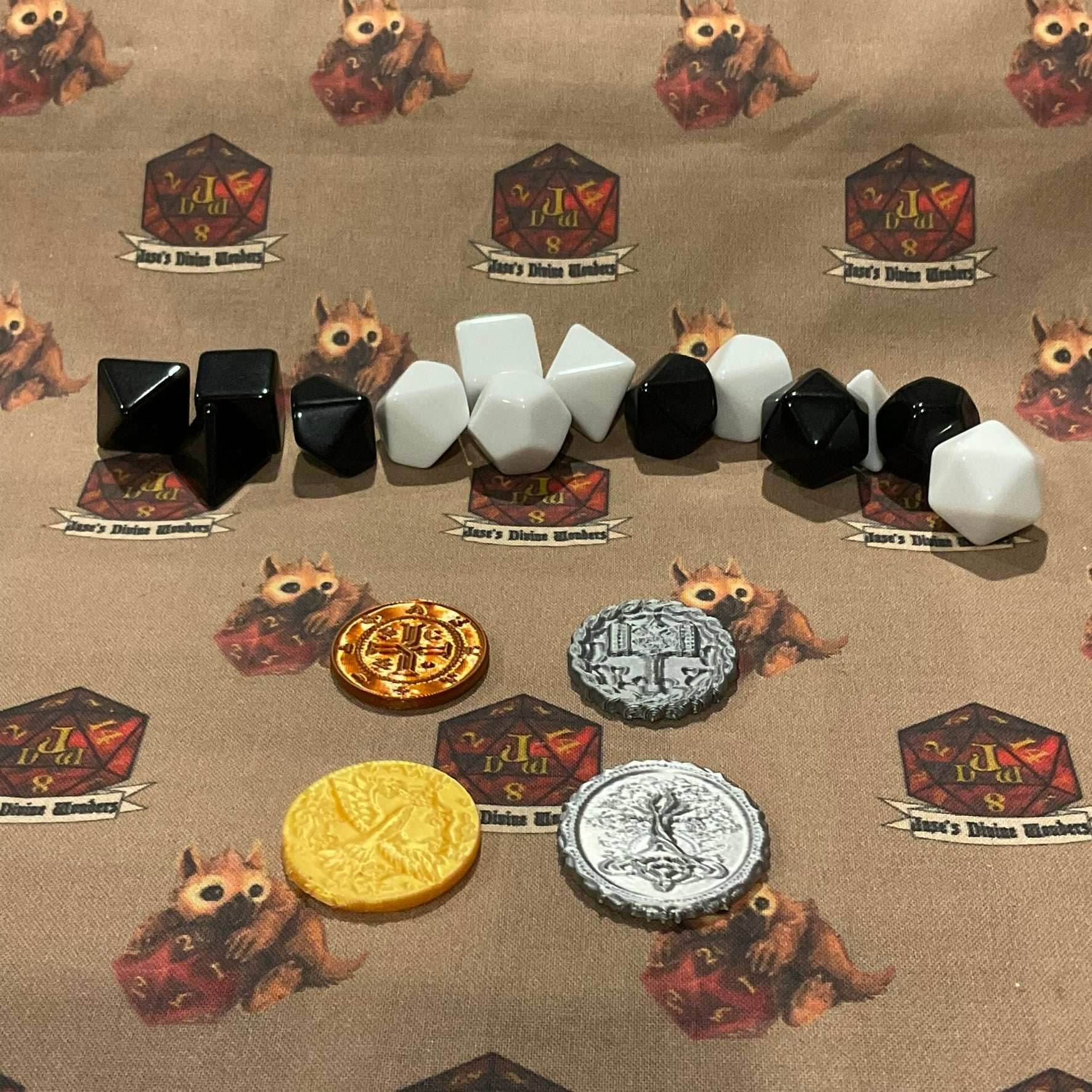 TTRPG Coins - Dark elf coin set / 10