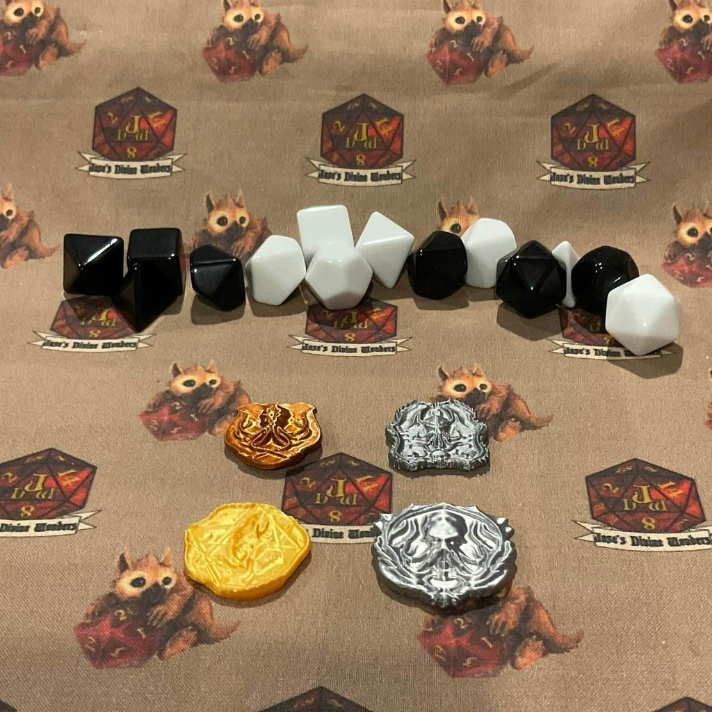 TTRPG Coins - Dark elf coin set / 10